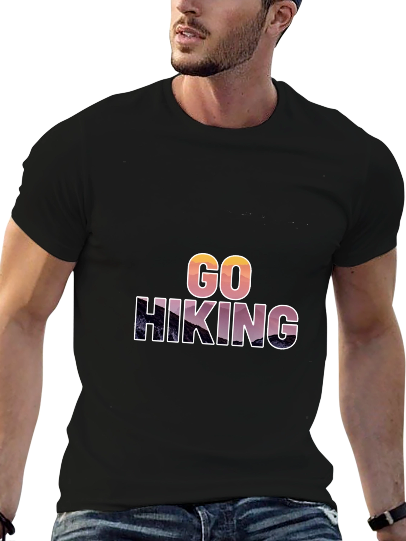 Go Hiking Graphic T-Shirt