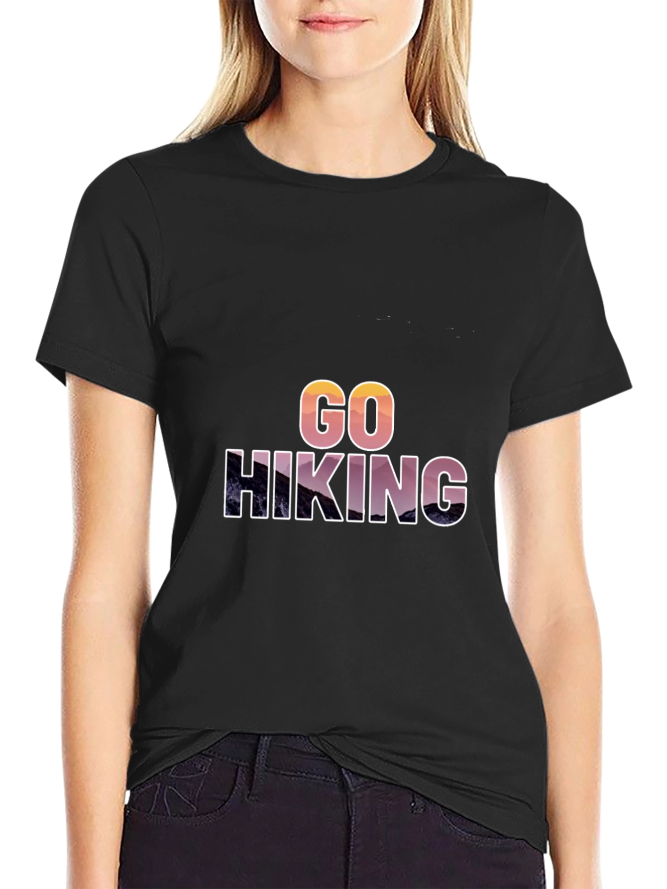 Go Hiking Graphic T-Shirt