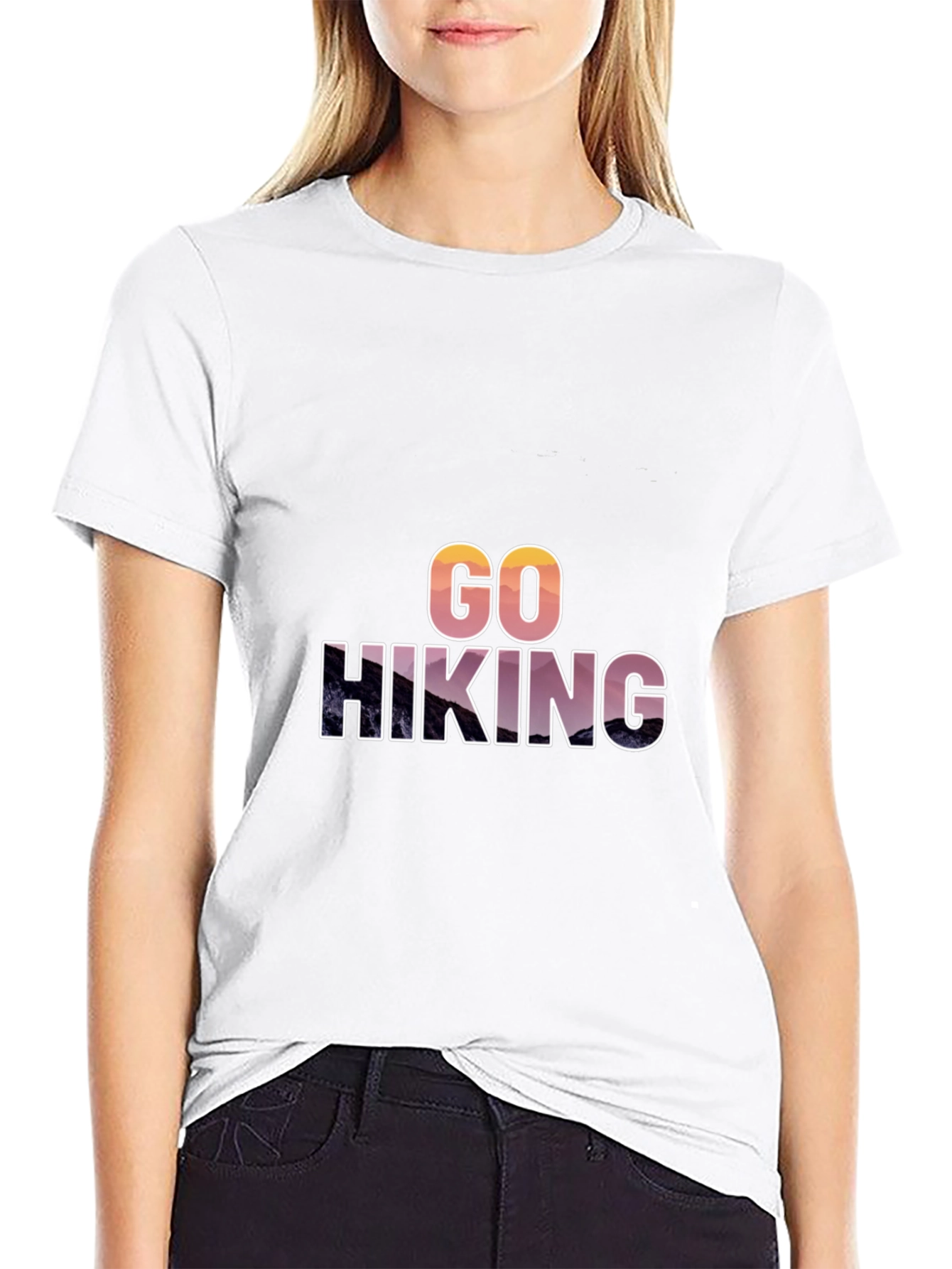 Go Hiking Graphic T-Shirt