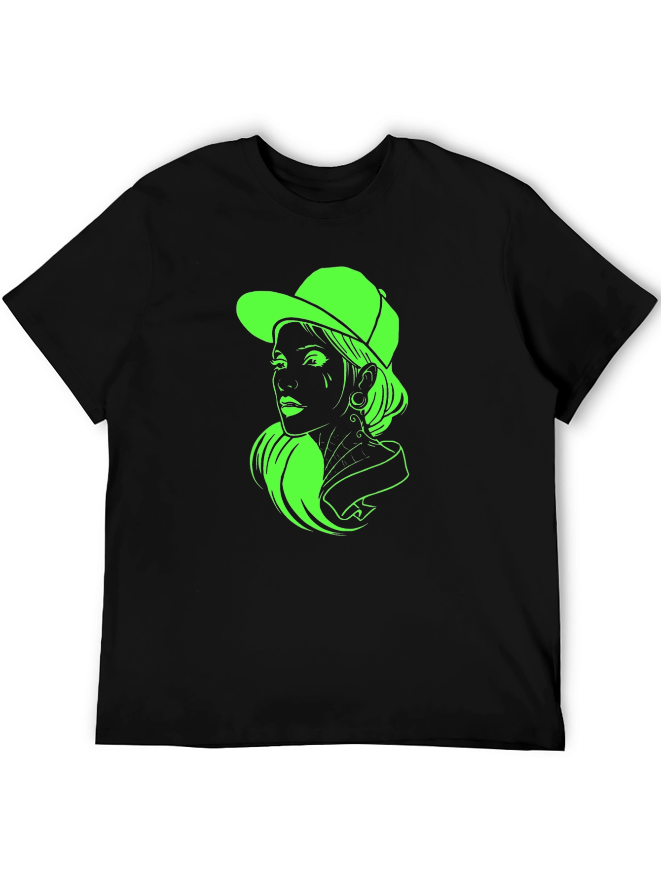 Cool Graphic Tee - Neon Girl