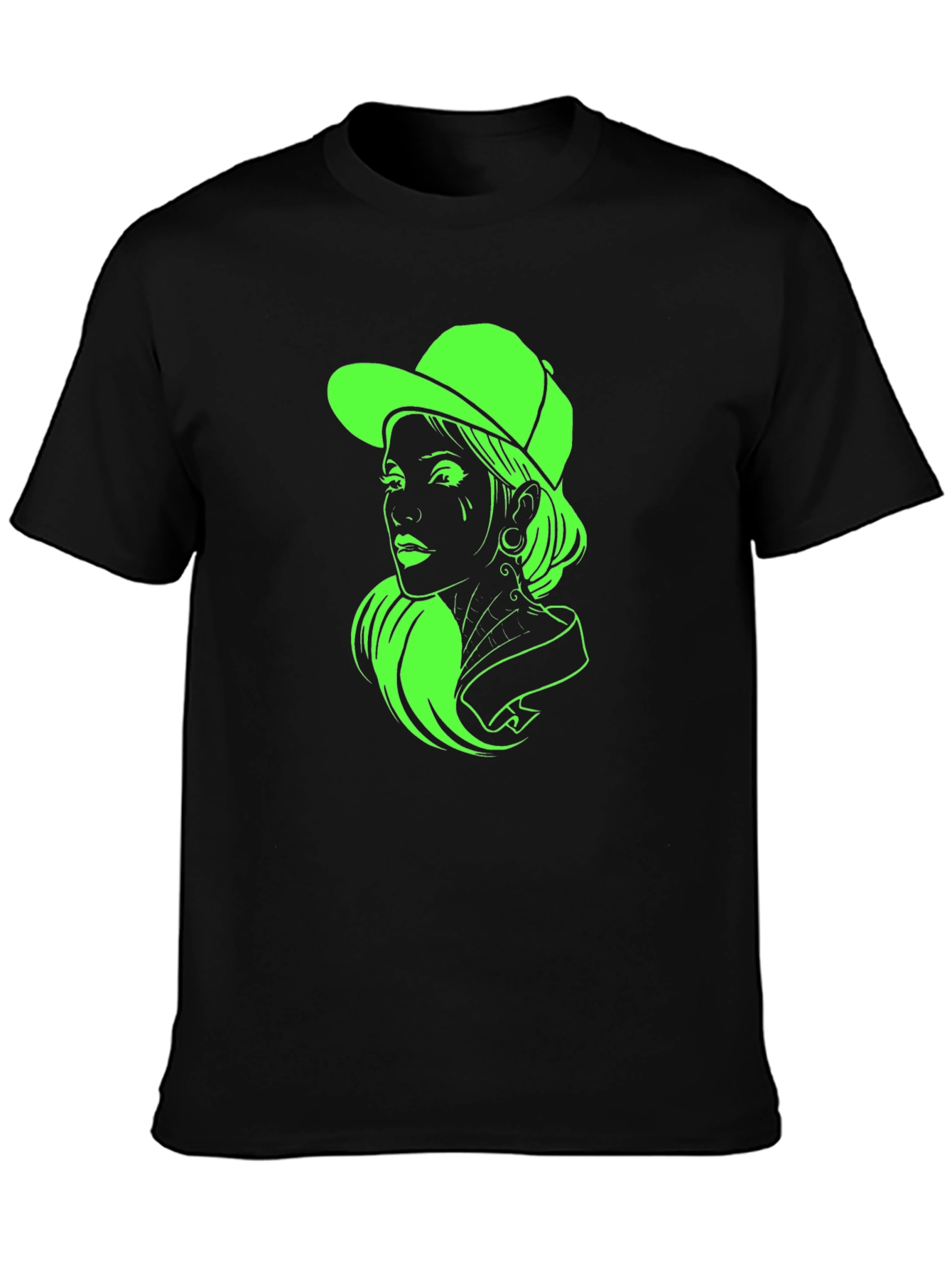 Cool Graphic Tee - Neon Girl
