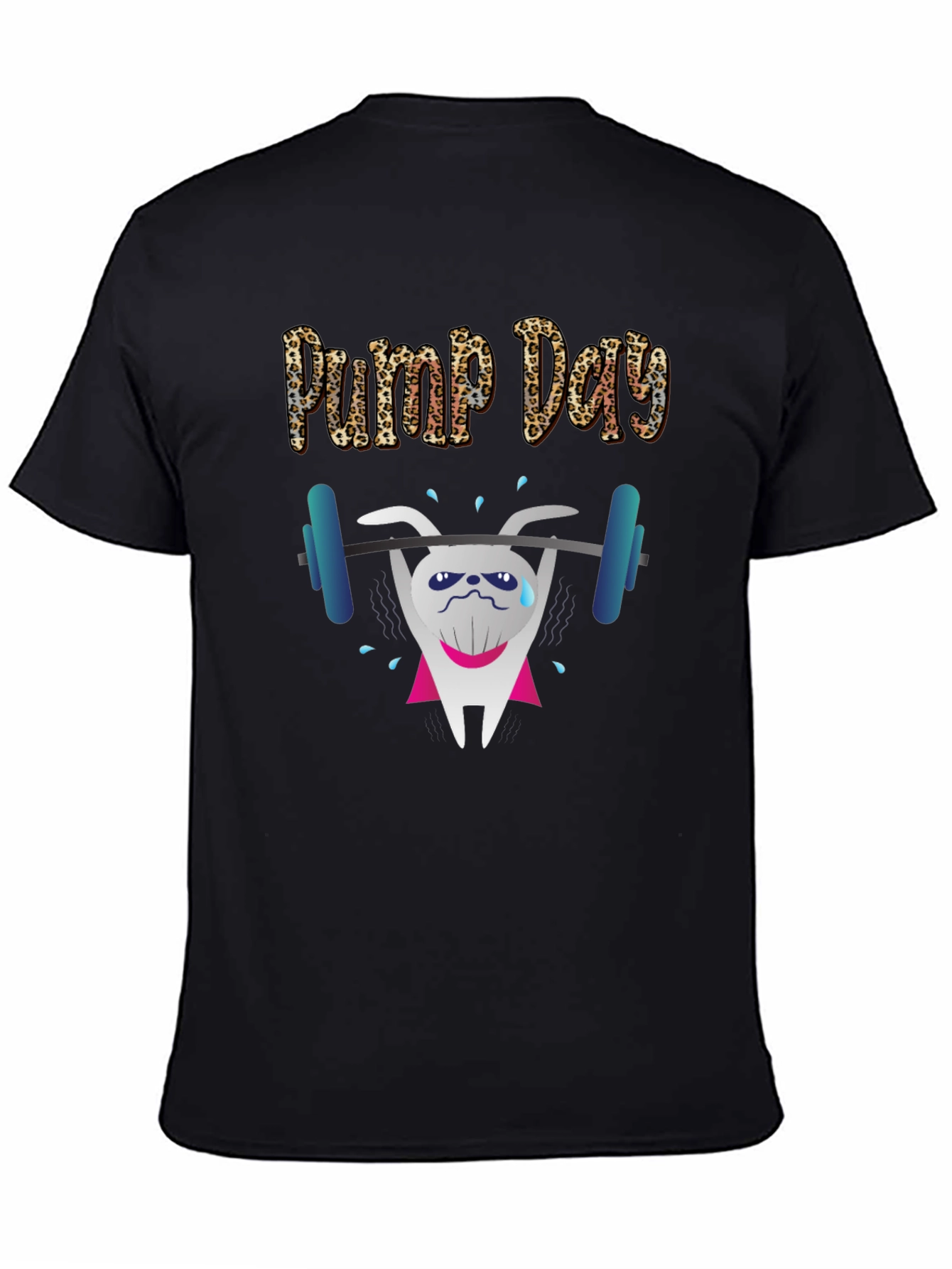 Pump Day Weightlifting Tooth T-Shirt