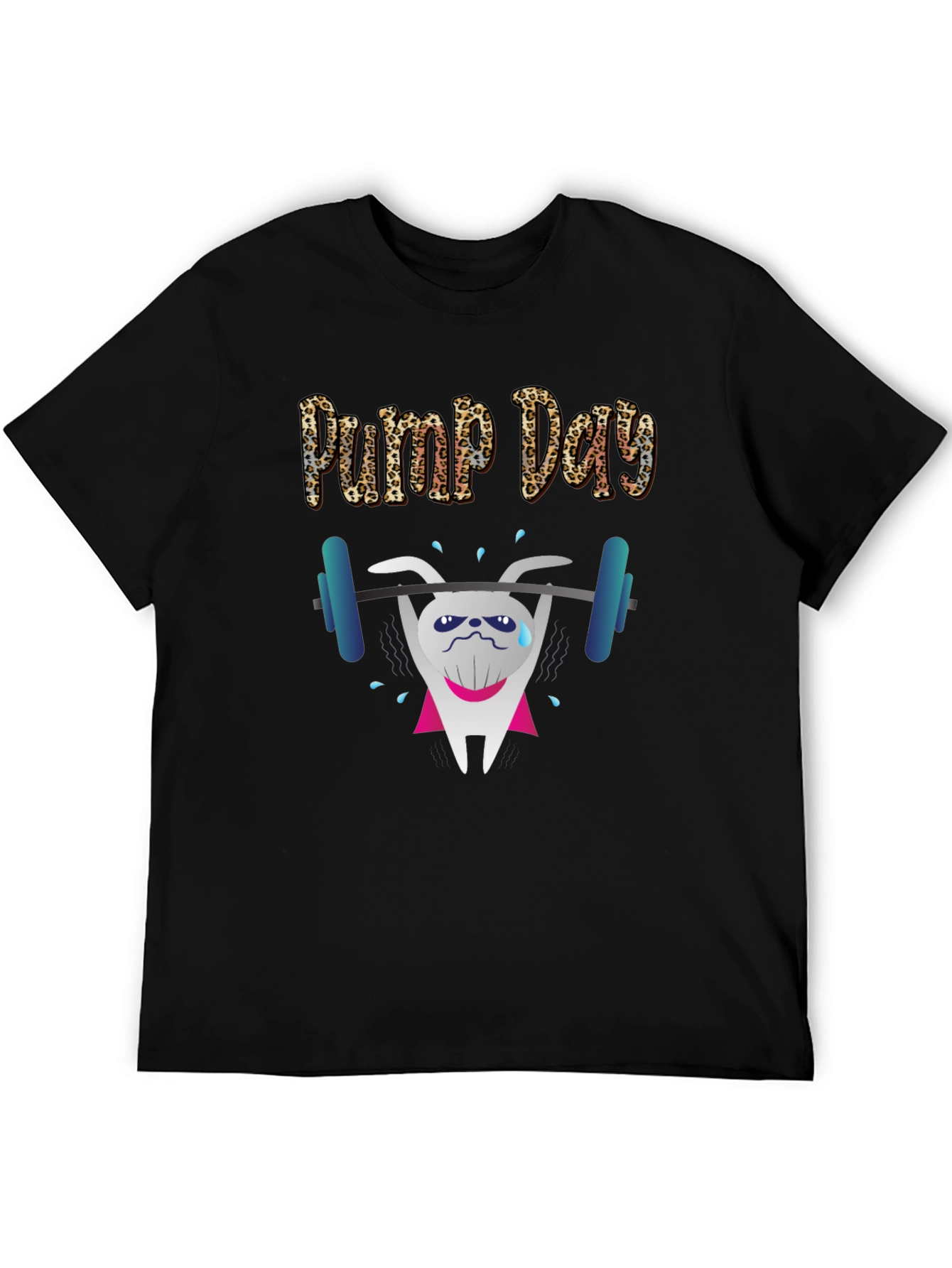 Pump Day Weightlifting Tooth T-Shirt
