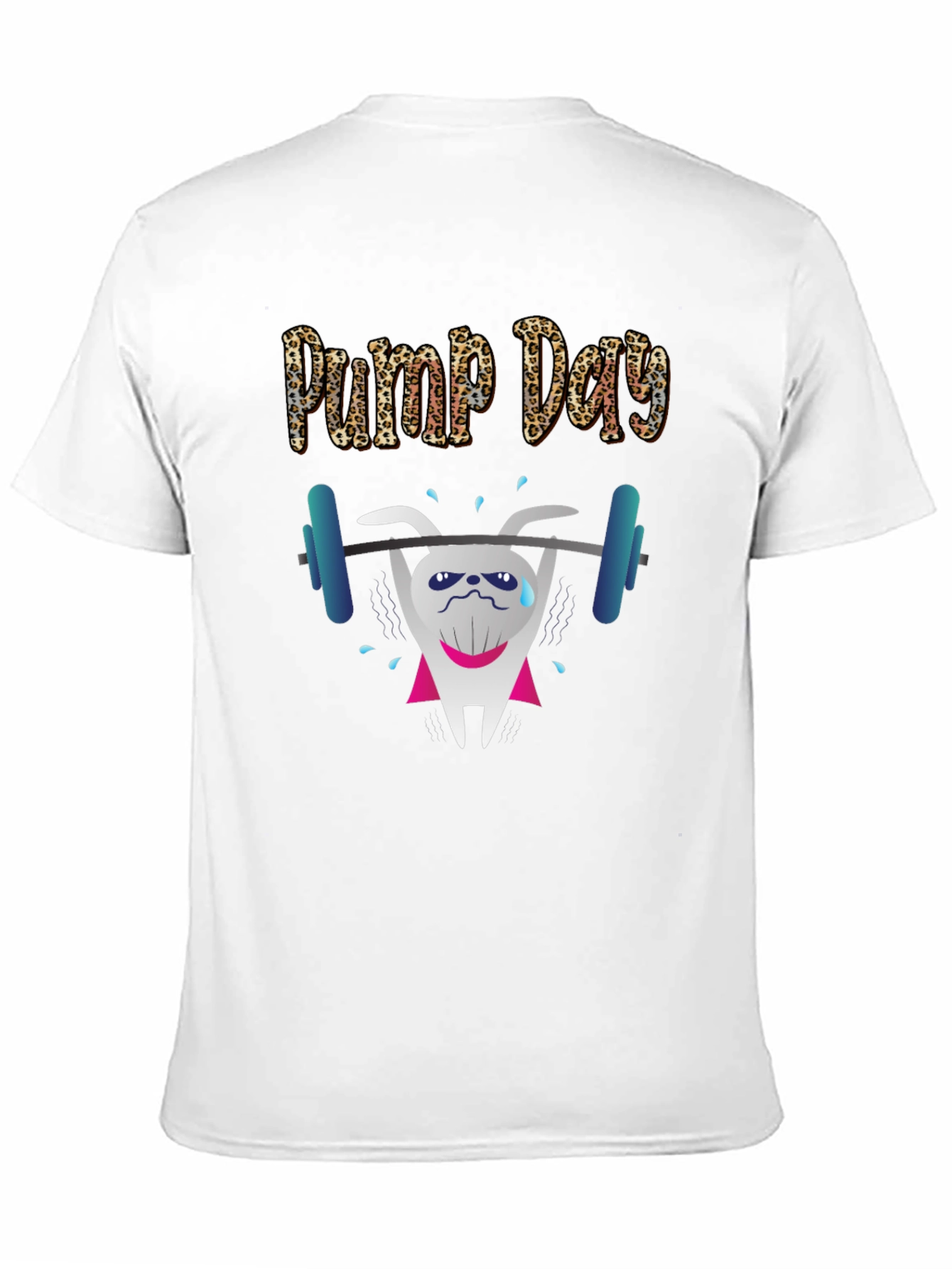 Pump Day Weightlifting Tooth T-Shirt