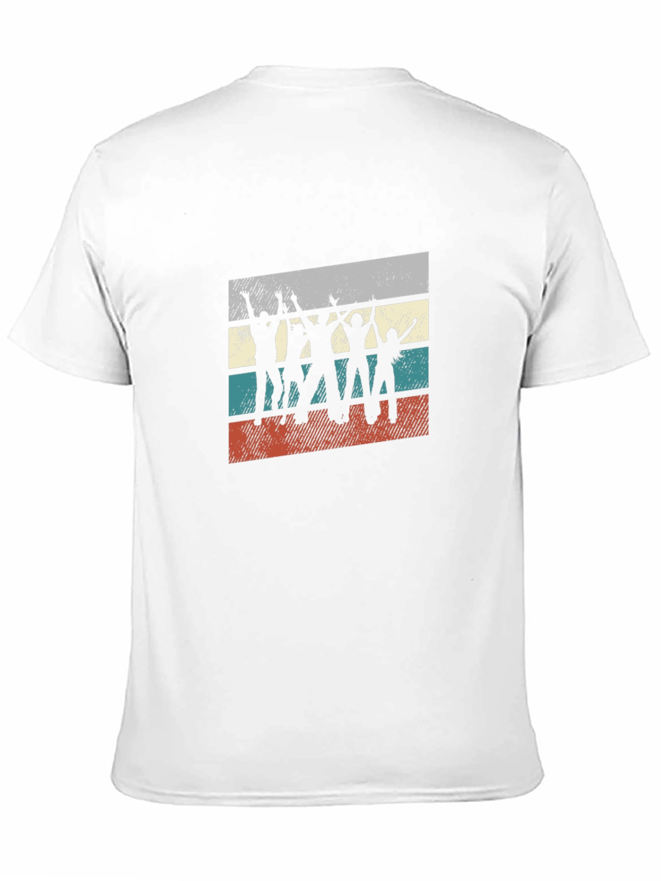Retro Silhouette Graphic Tee - Black
