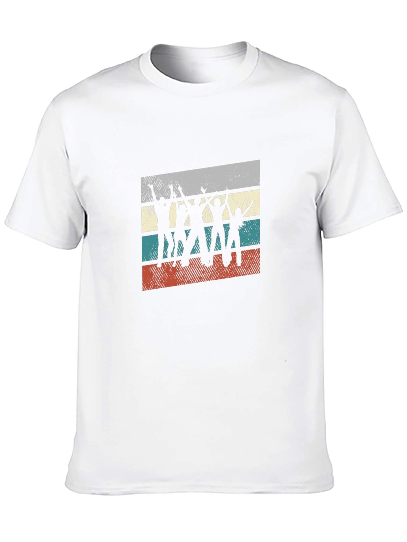 Retro Silhouette Graphic Tee - Black