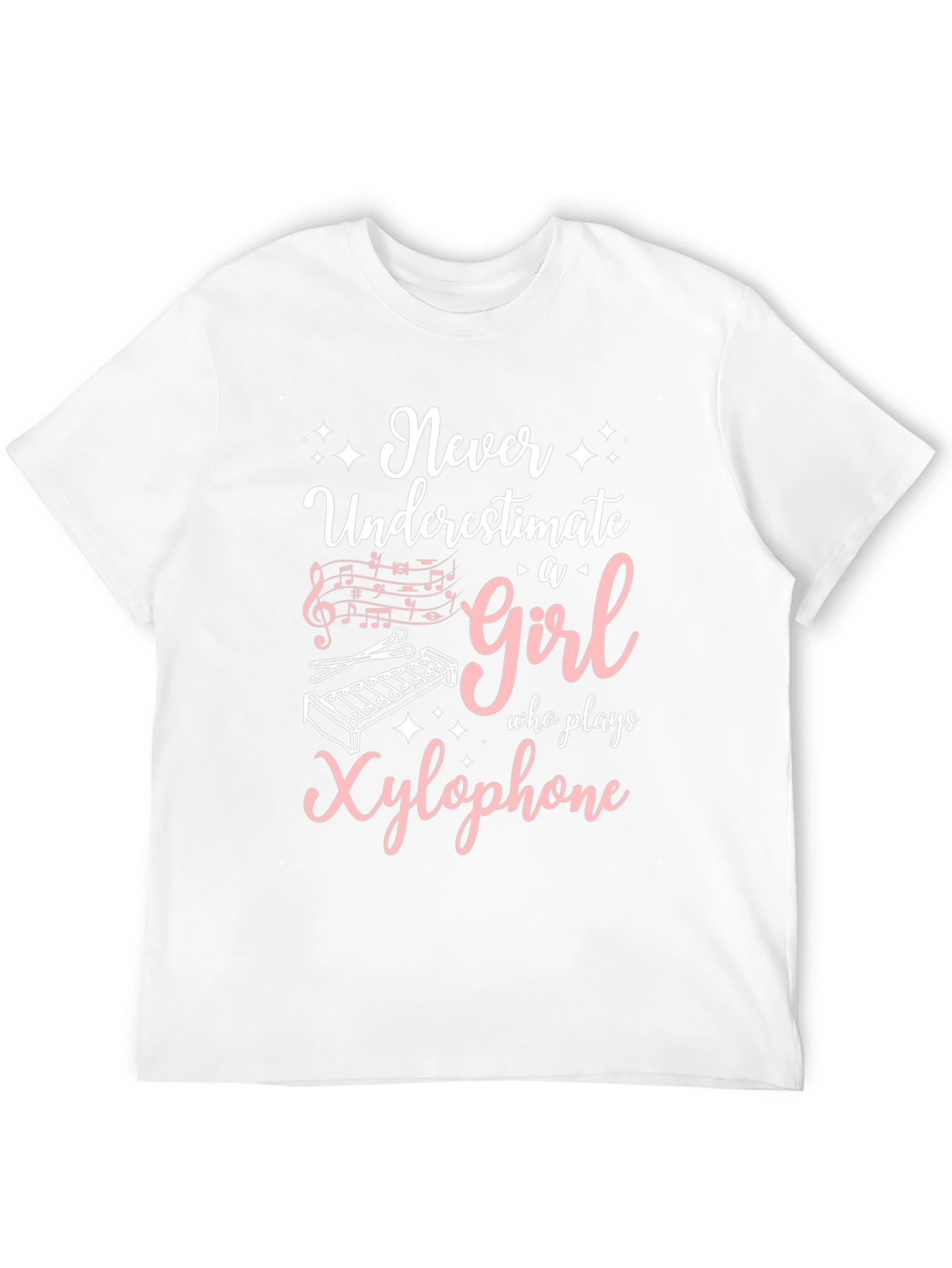 Never Underestimate a Girl Who Plays Xylophone T-Shirt