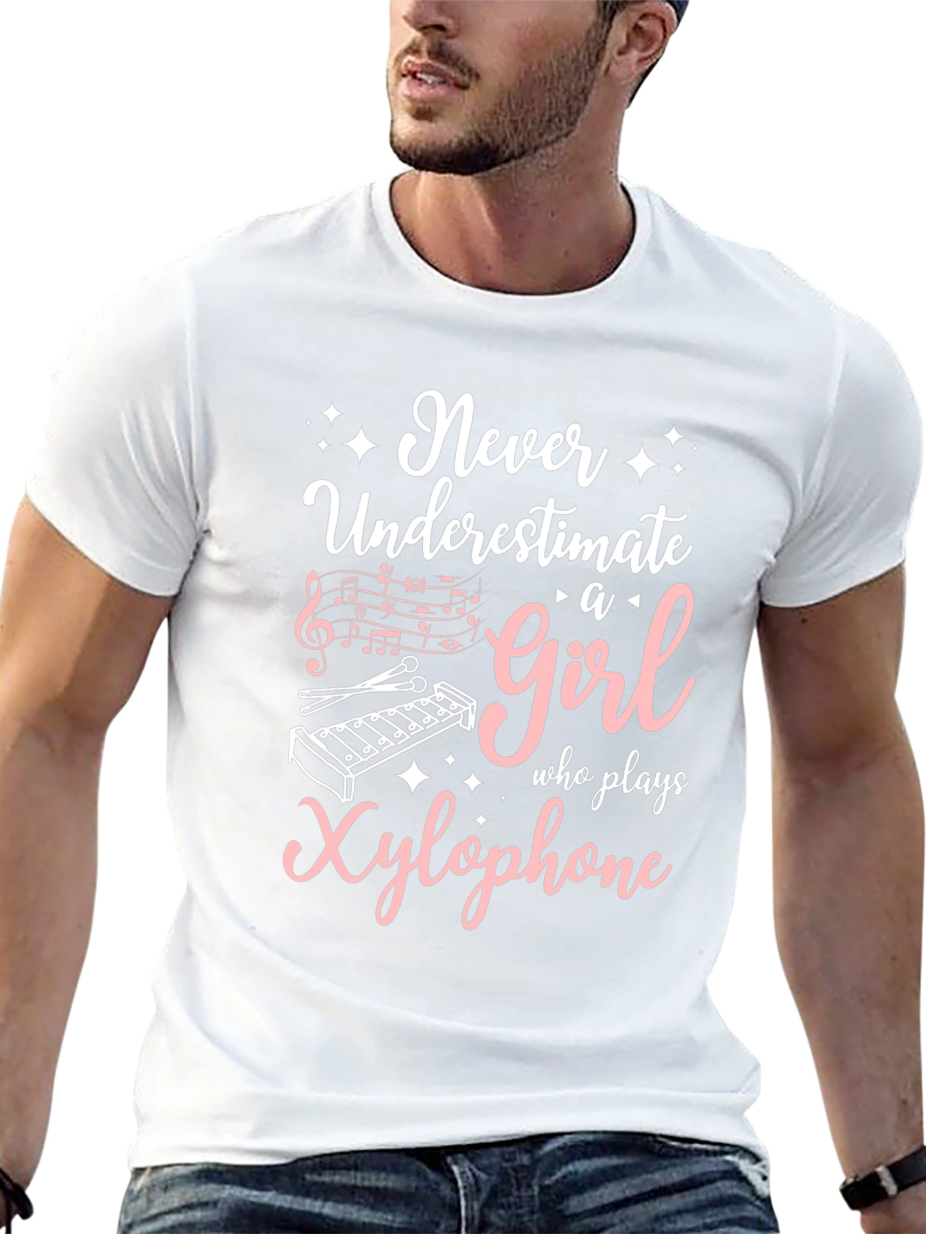 Never Underestimate a Girl Who Plays Xylophone T-Shirt