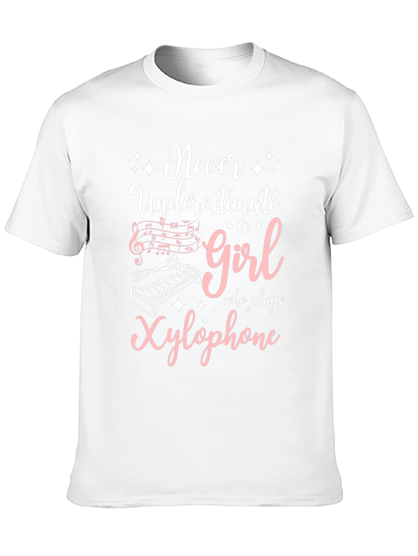 Never Underestimate a Girl Who Plays Xylophone T-Shirt