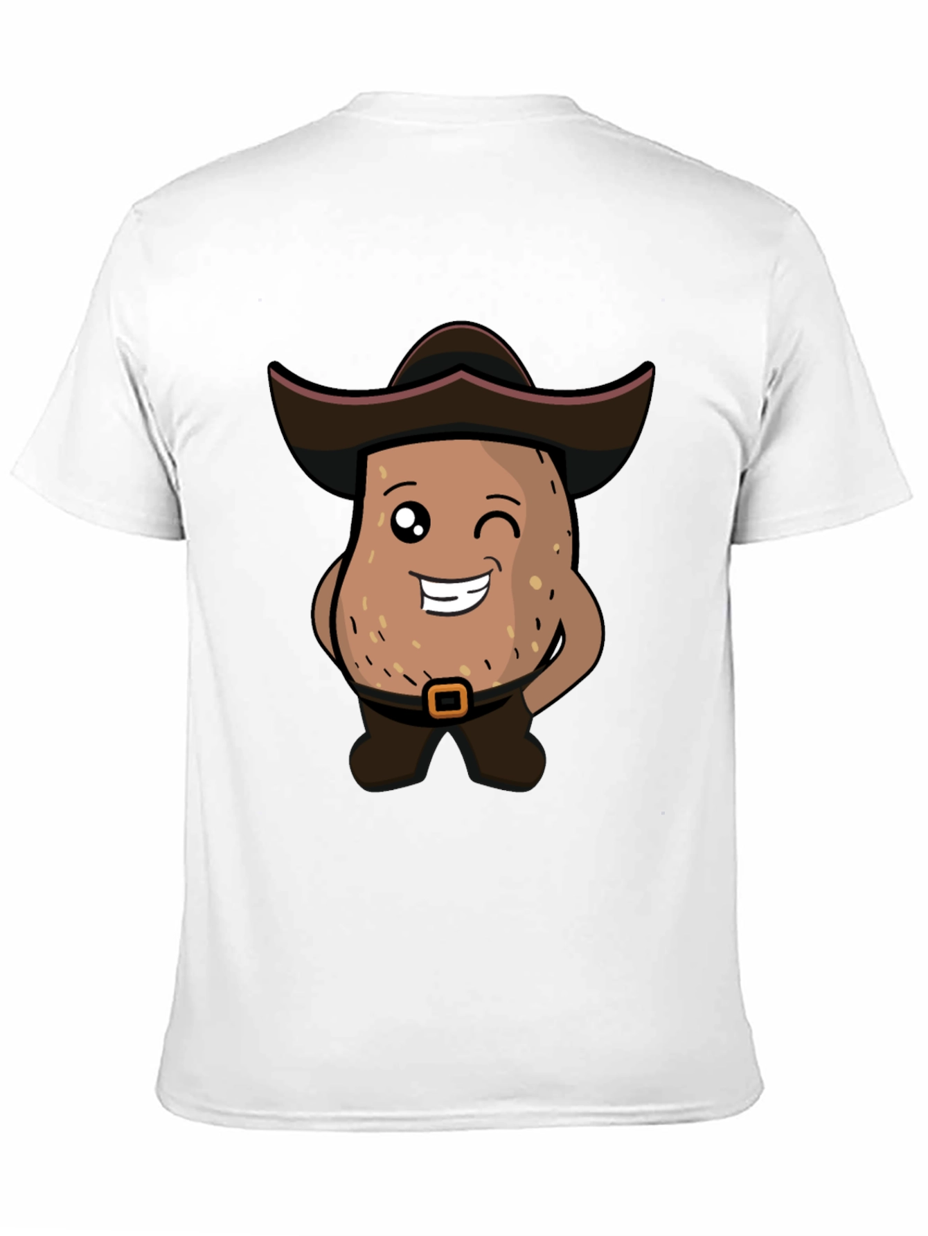 Funny Potato Man Cartoon T-Shirt