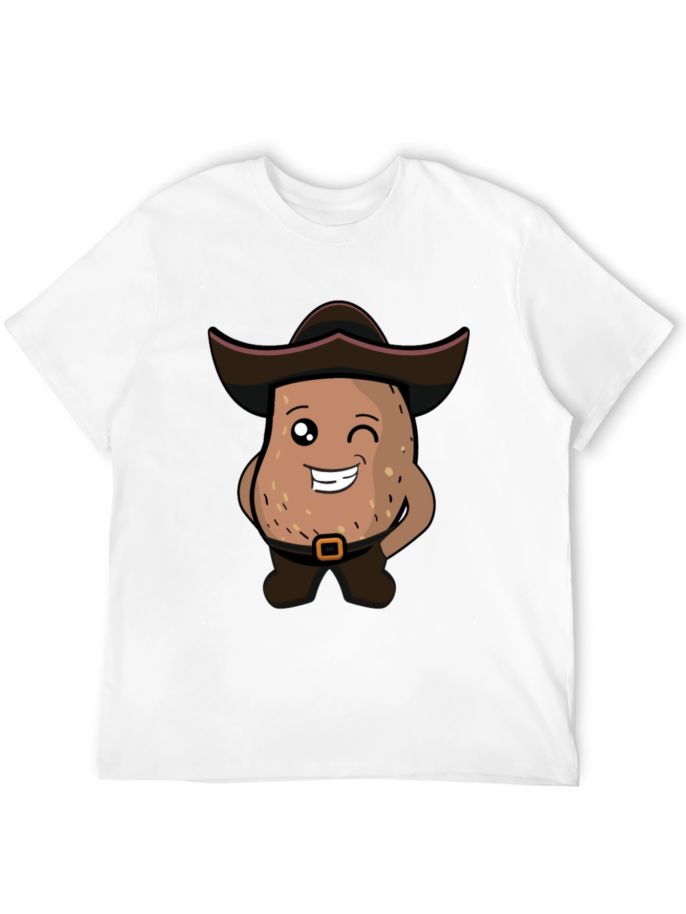 Funny Potato Man Cartoon T-Shirt