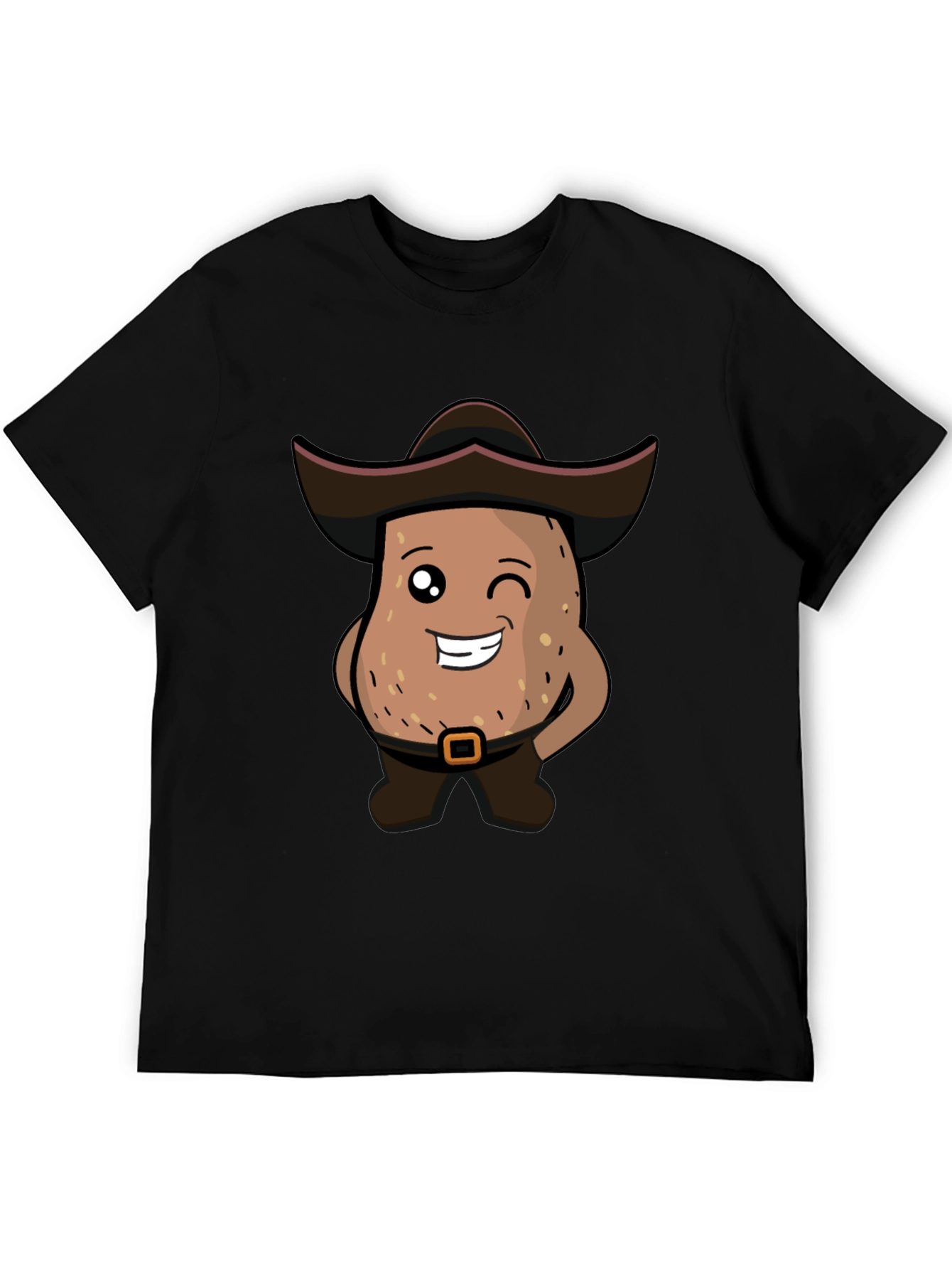 Funny Potato Man Cartoon T-Shirt