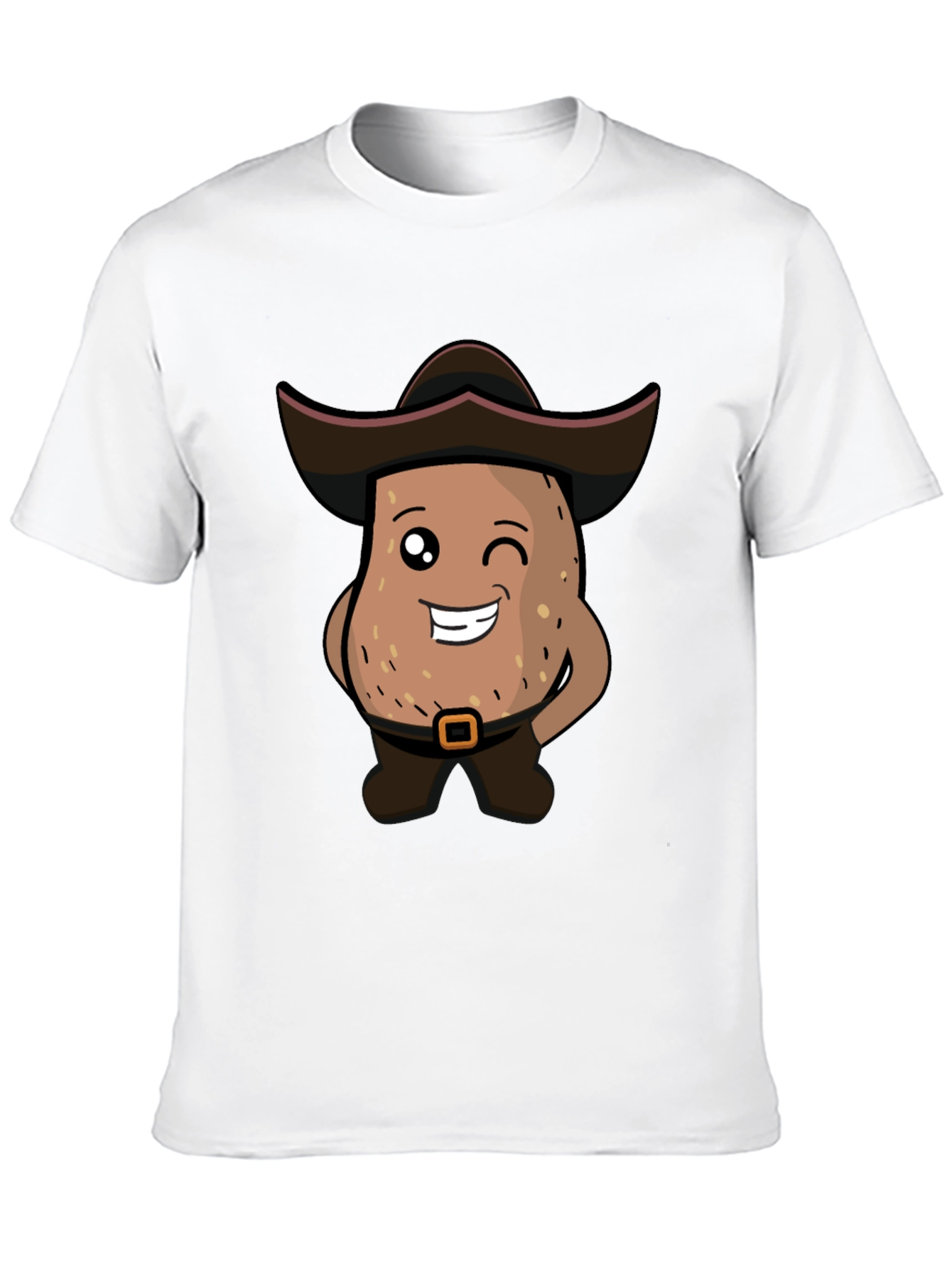 Funny Potato Man Cartoon T-Shirt