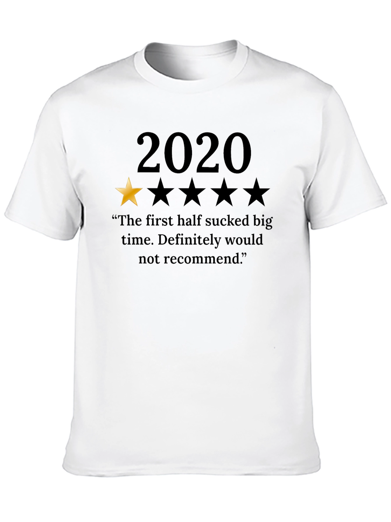 2020 One Star Review T-Shirt - Funny Novelty Tee