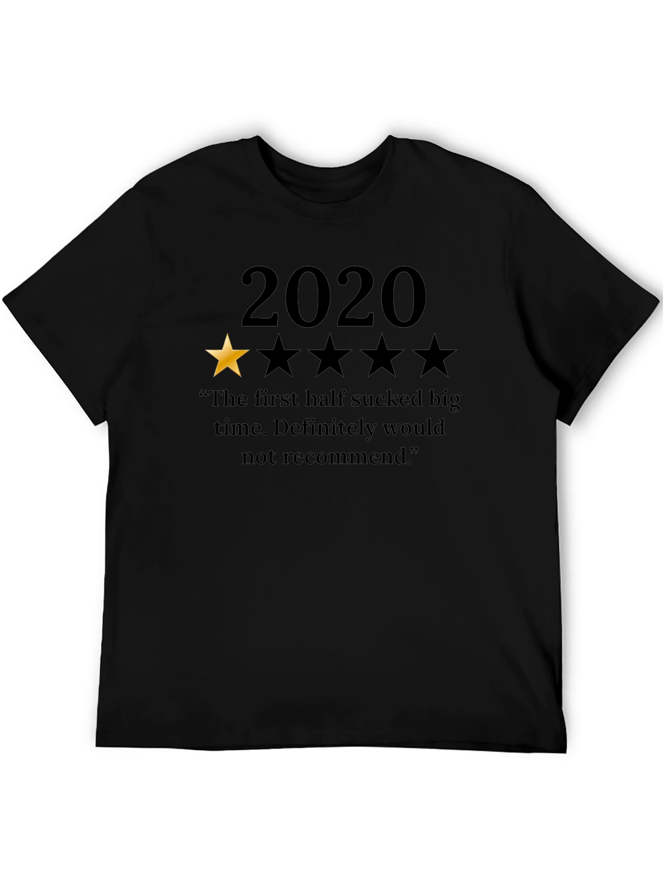 2020 One Star Review T-Shirt - Funny Novelty Tee