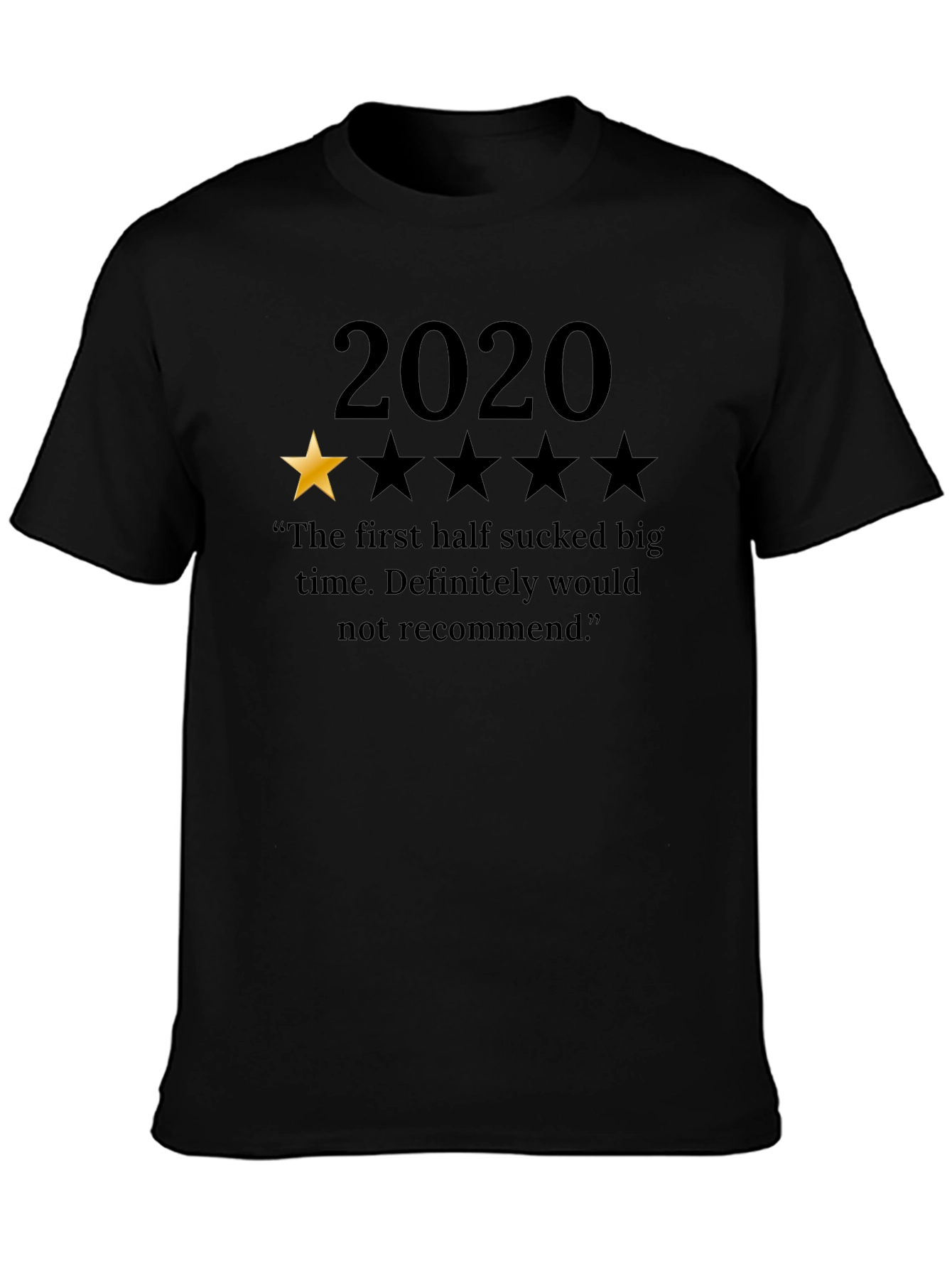 2020 One Star Review T-Shirt - Funny Novelty Tee