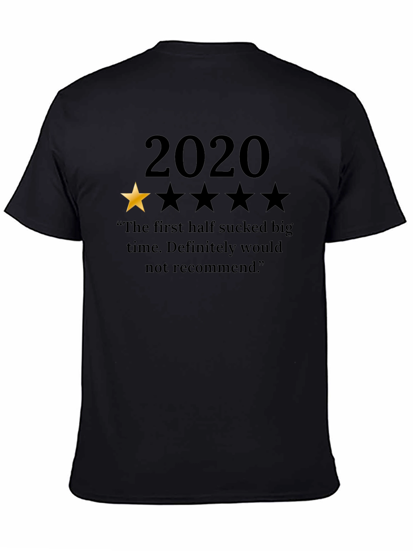 2020 One Star Review T-Shirt - Funny Novelty Tee