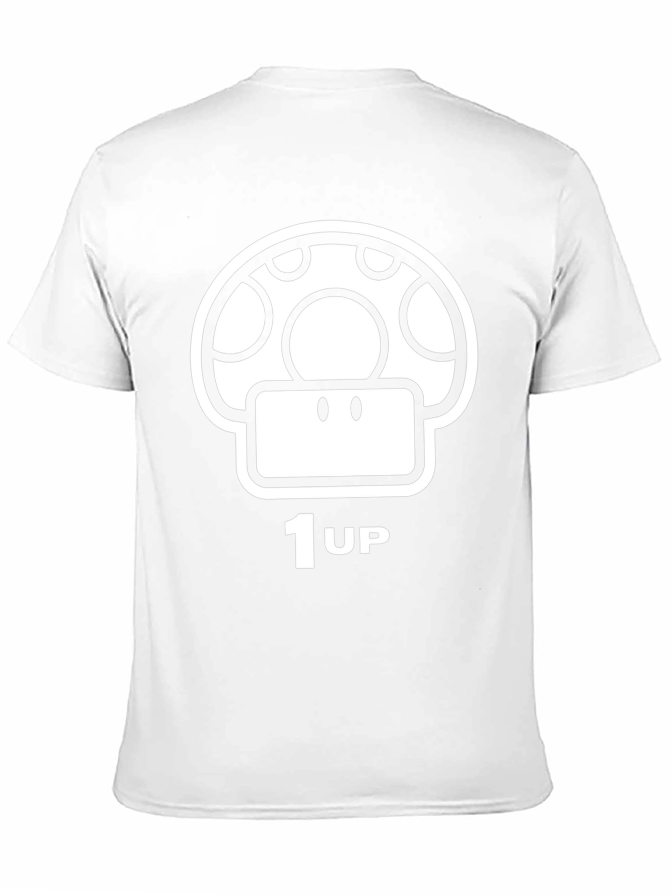 Mario 1 Up Mushroom Black T-Shirt