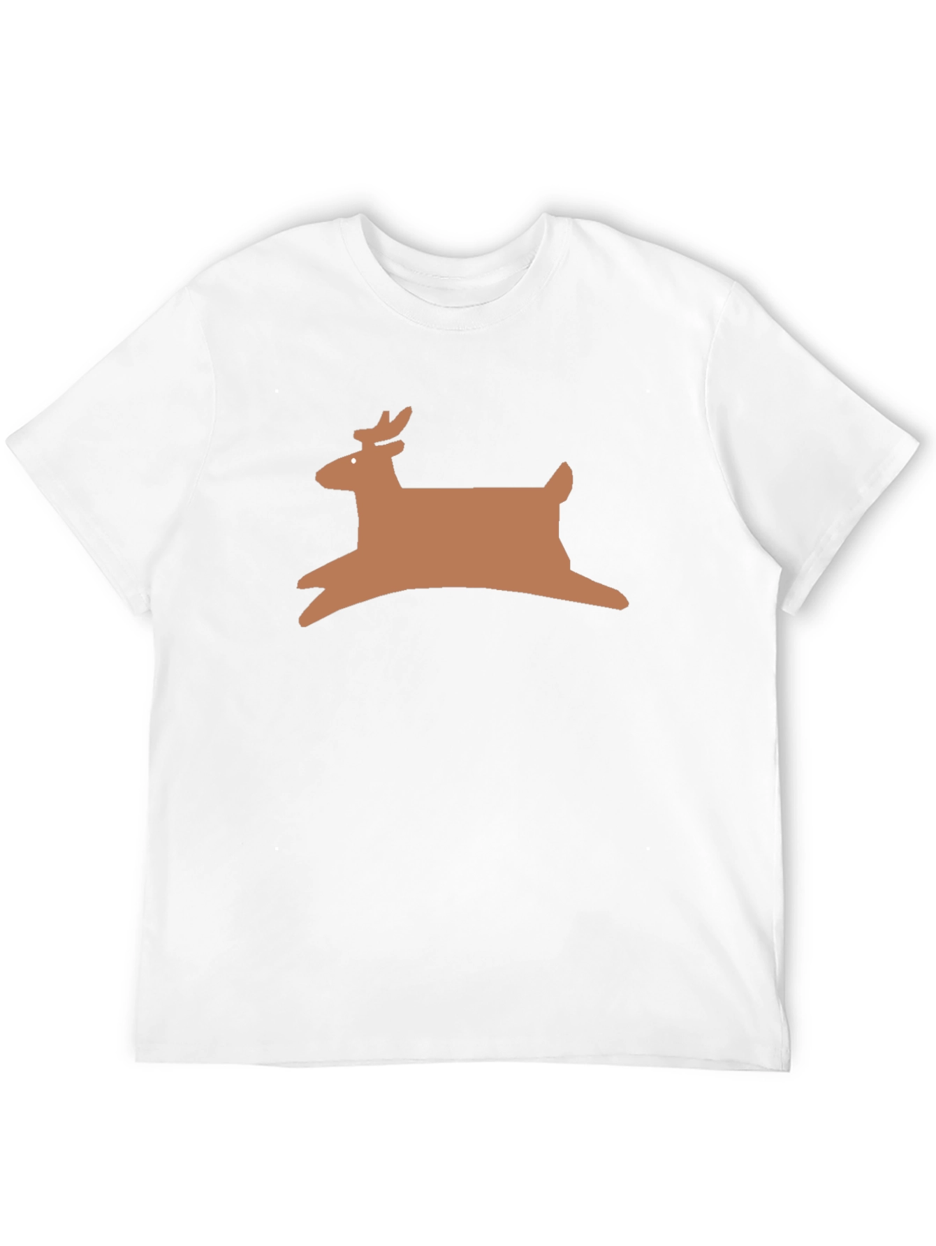 Reindeer Graphic Tee - Black Holiday Shirt