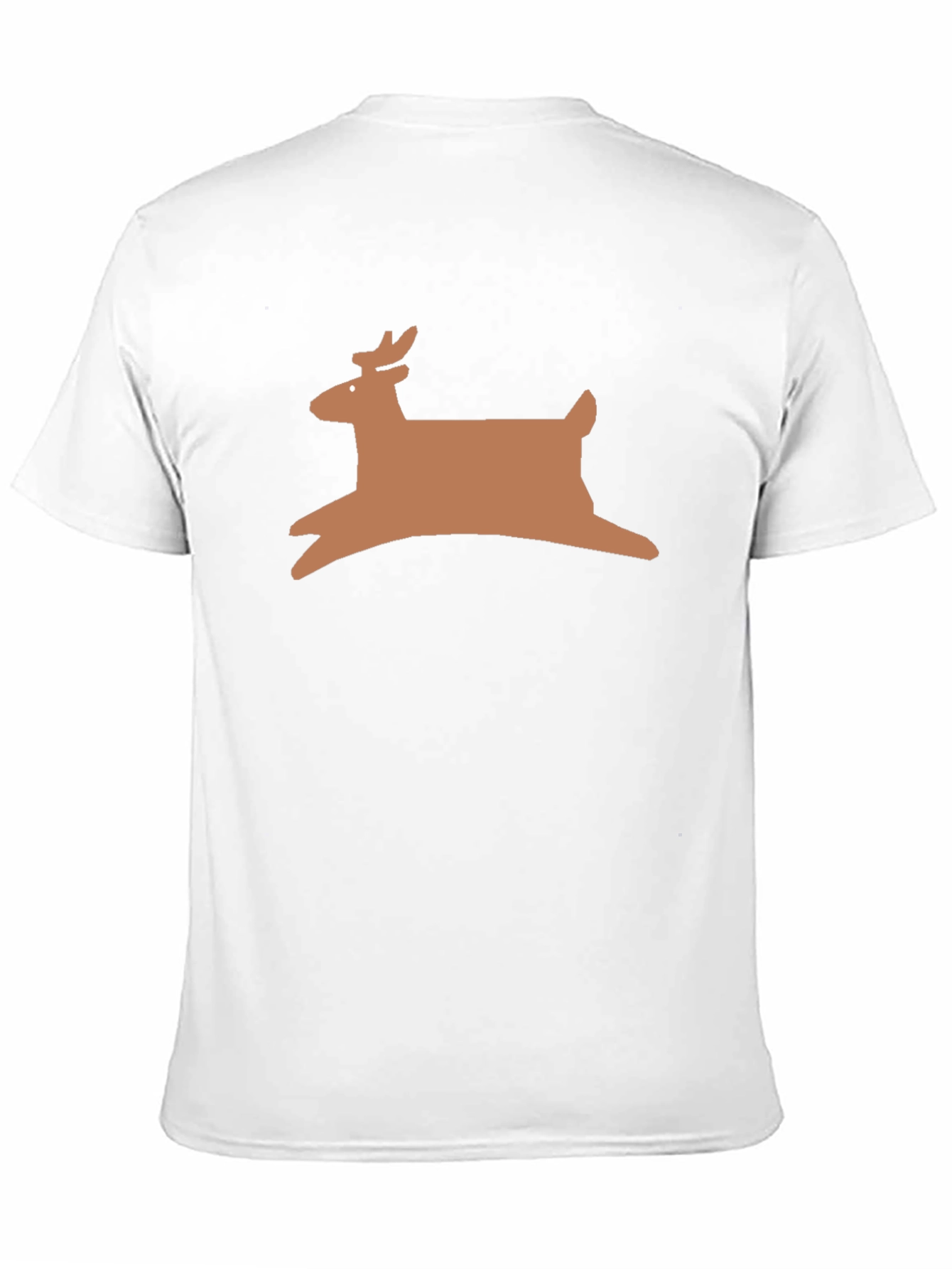 Reindeer Graphic Tee - Black Holiday Shirt