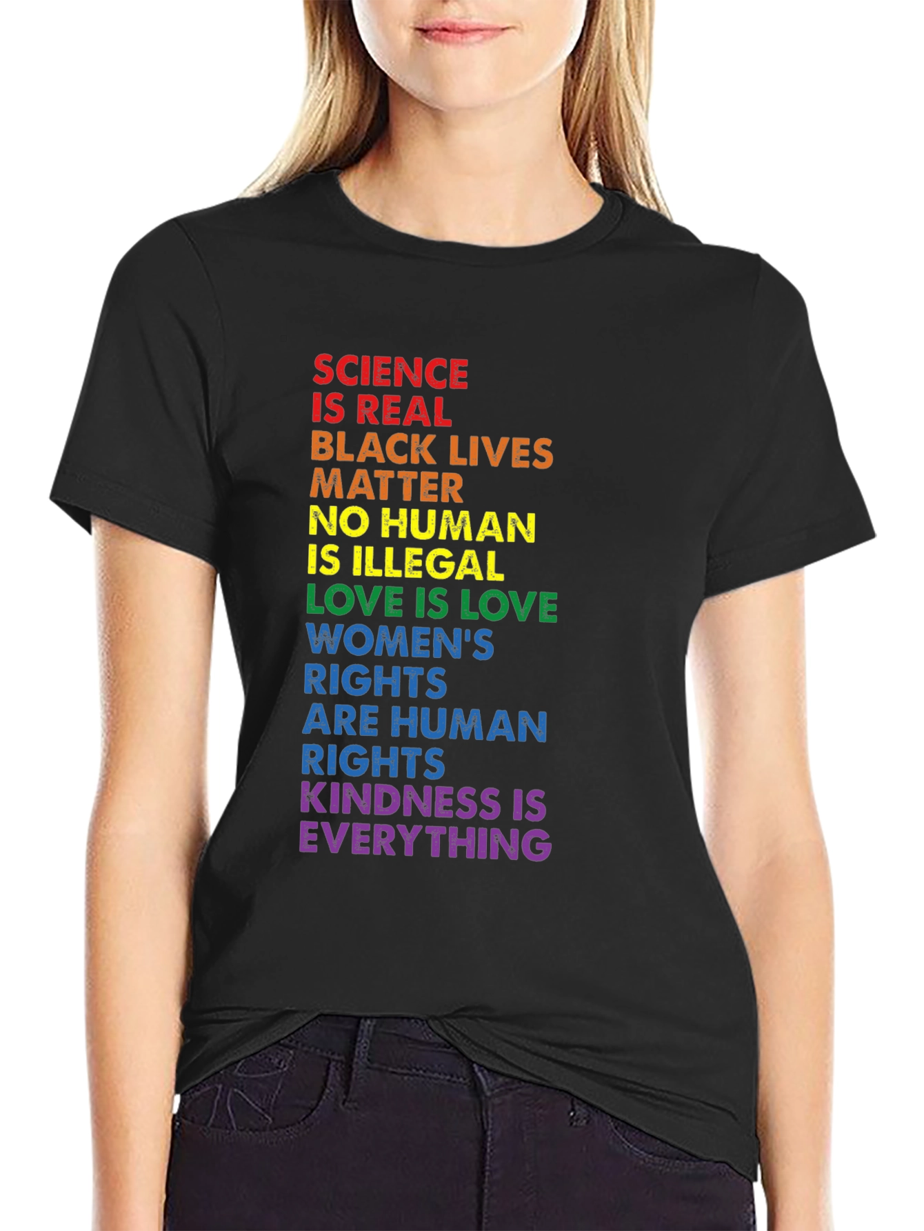 Equality Rights T-Shirt - Science Black Lives Love