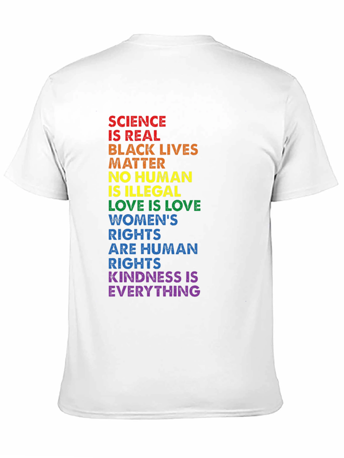 Equality Rights T-Shirt - Science Black Lives Love