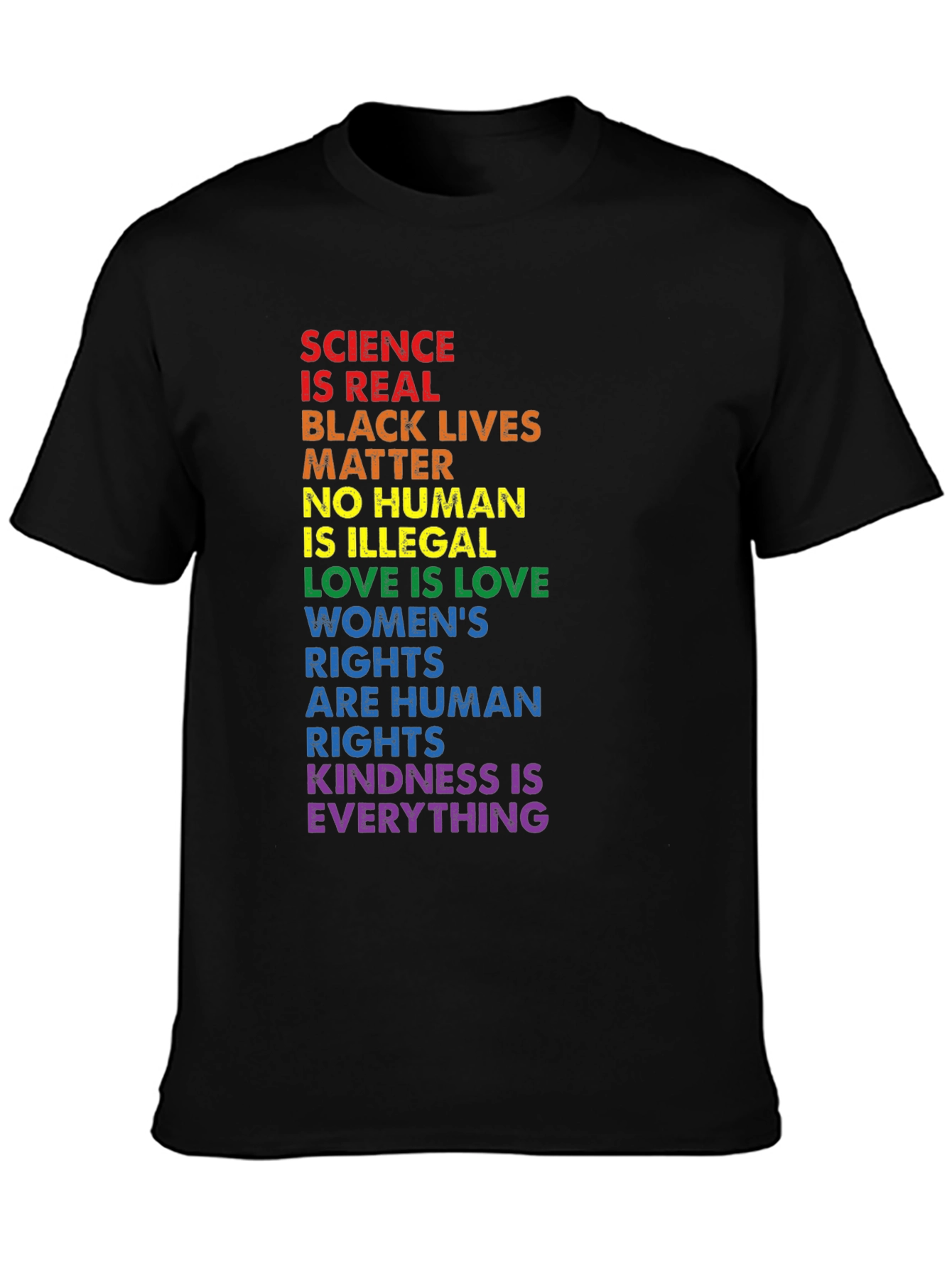 Equality Rights T-Shirt - Science Black Lives Love