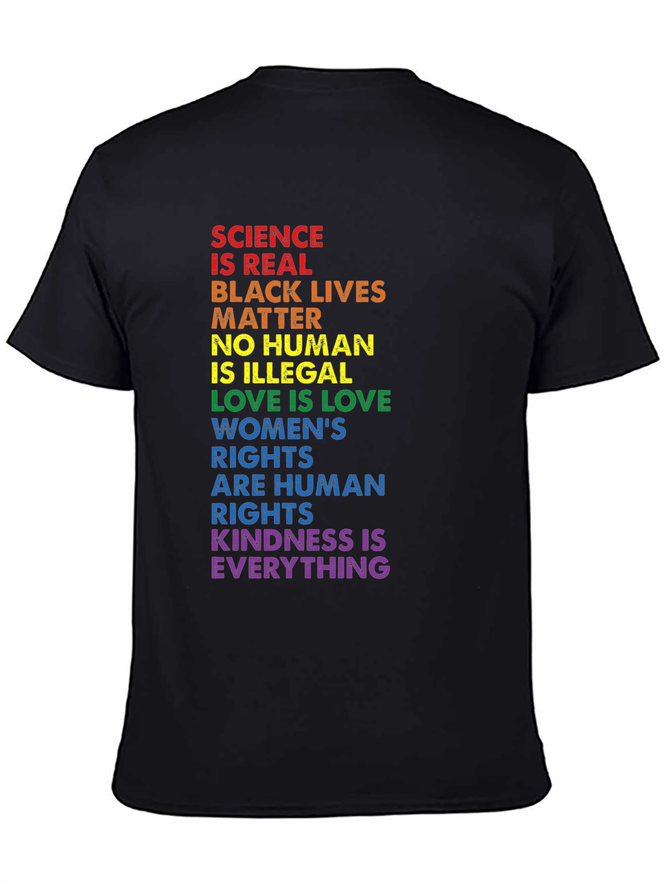 Equality Rights T-Shirt - Science Black Lives Love