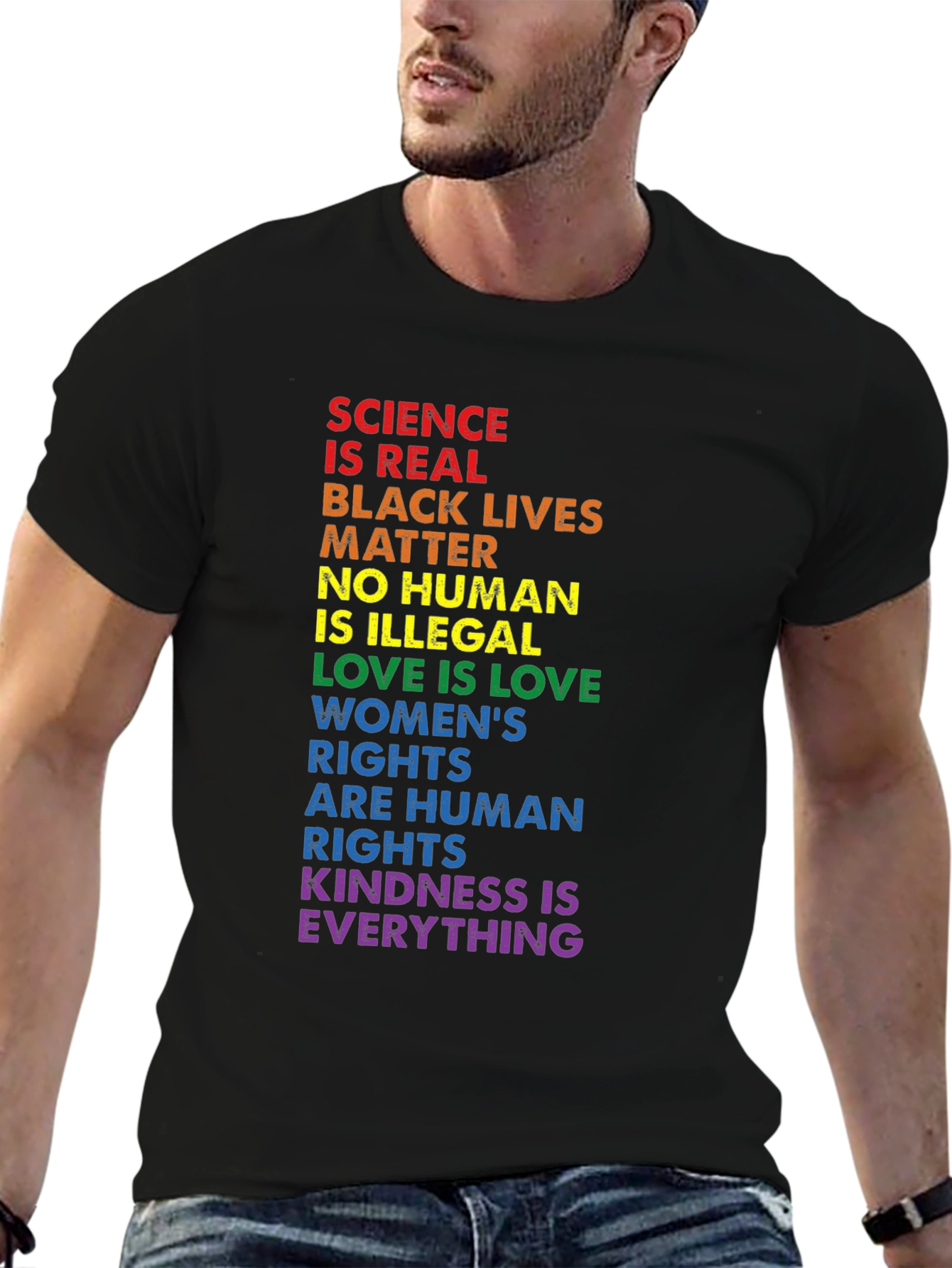 Equality Rights T-Shirt - Science Black Lives Love