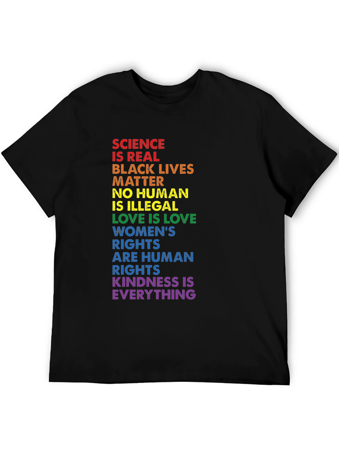 Equality Rights T-Shirt - Science Black Lives Love