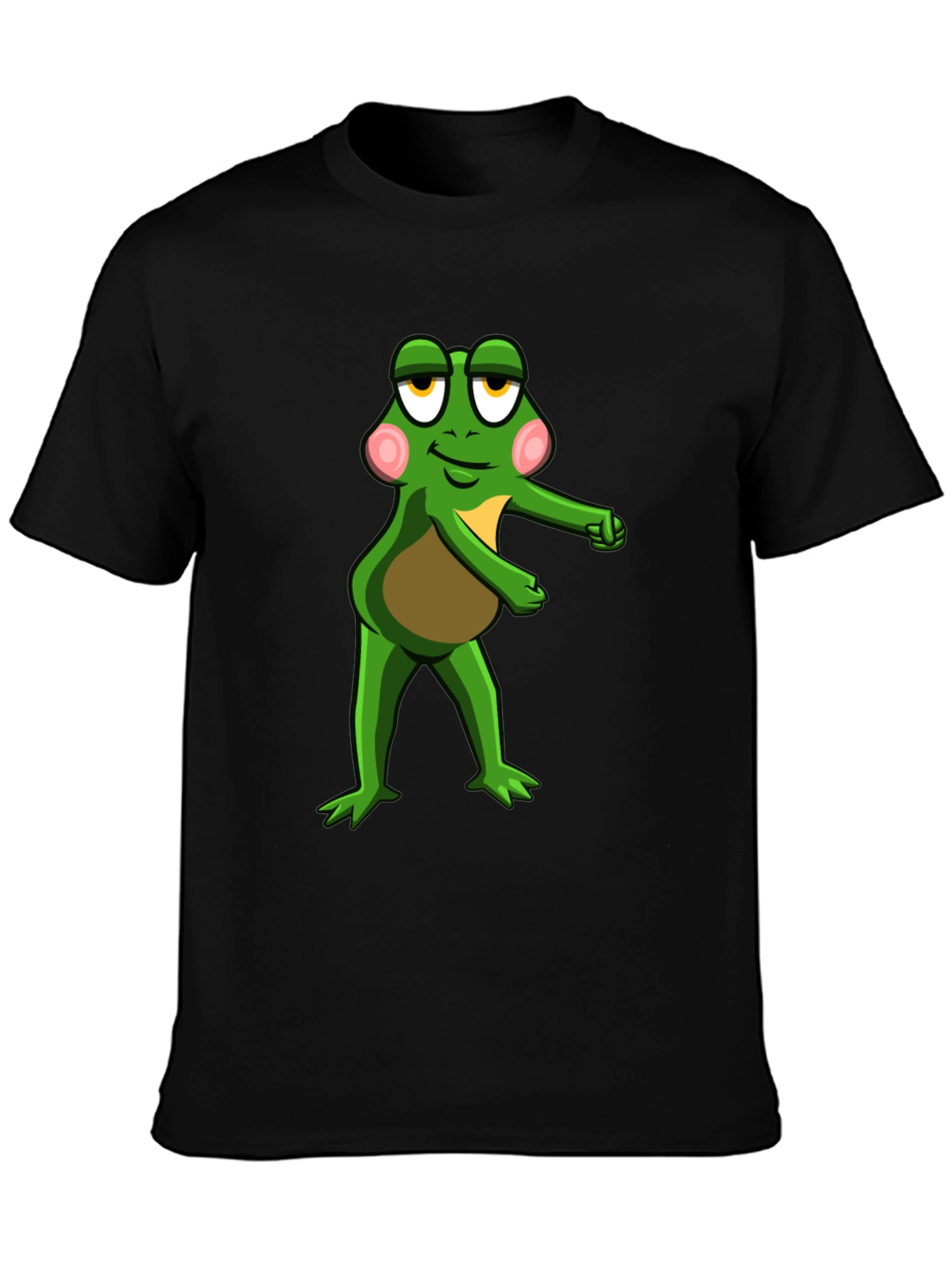 Frog Graphic Black T-Shirt