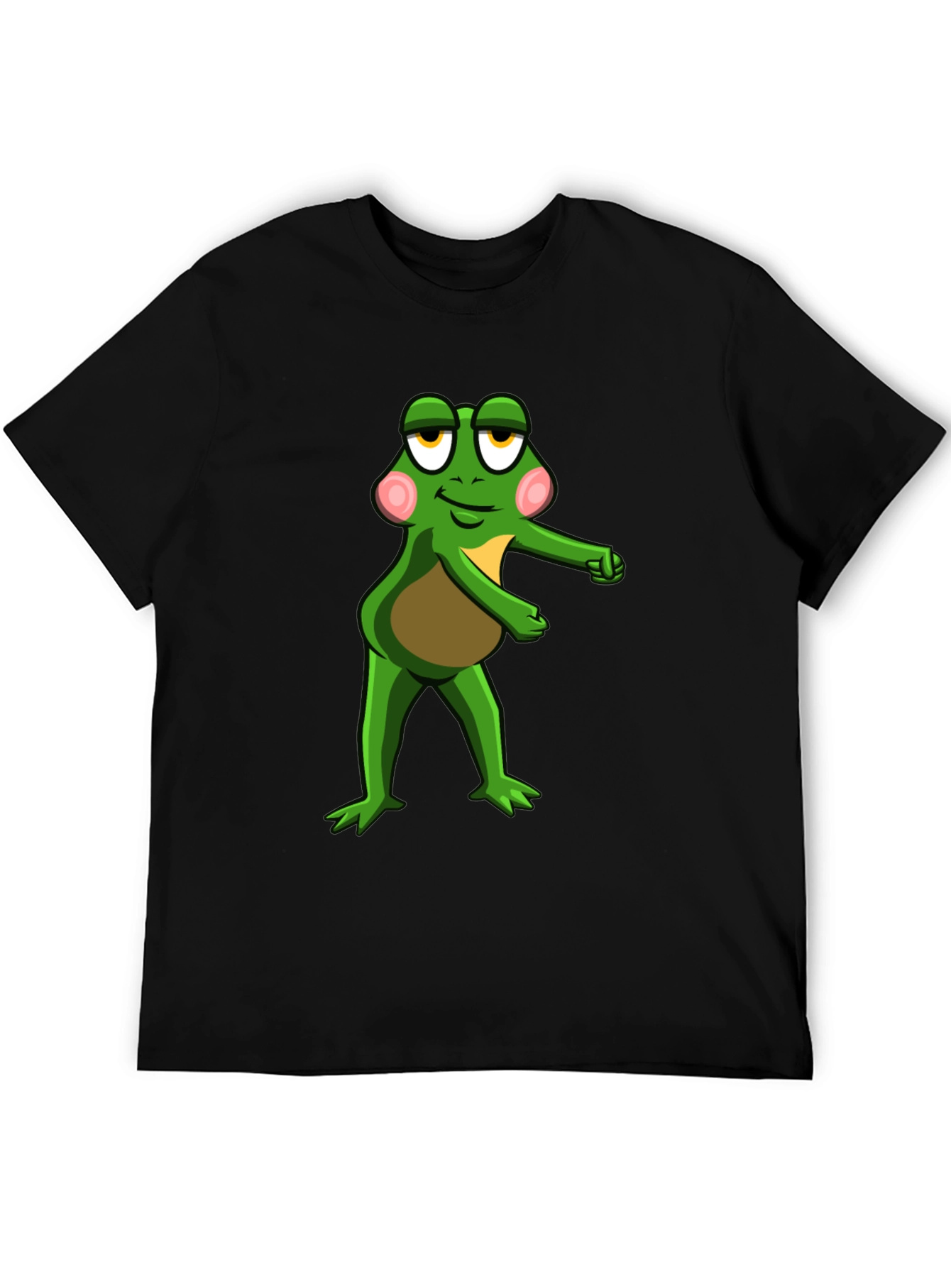 Frog Graphic Black T-Shirt