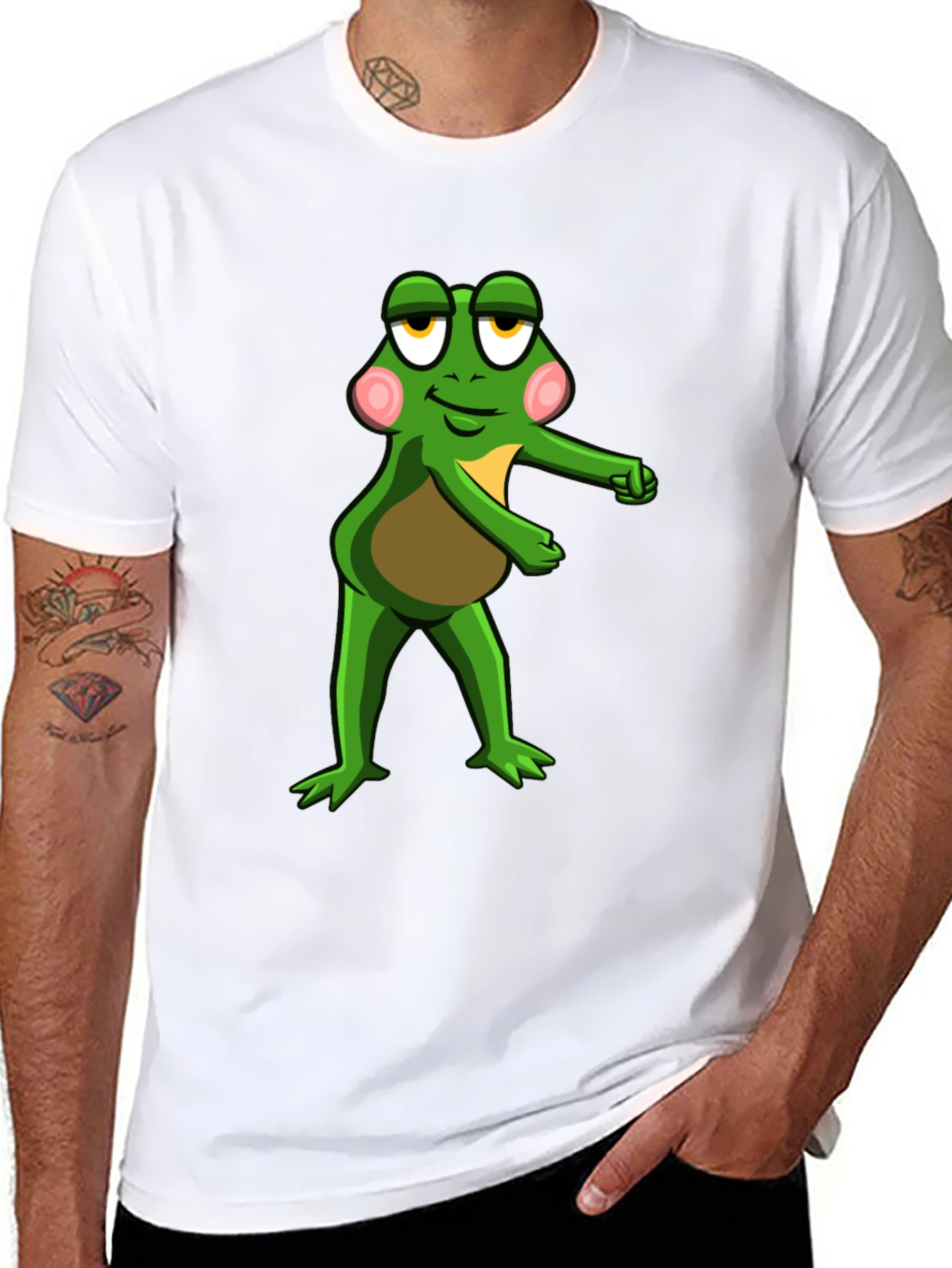 Frog Graphic Black T-Shirt