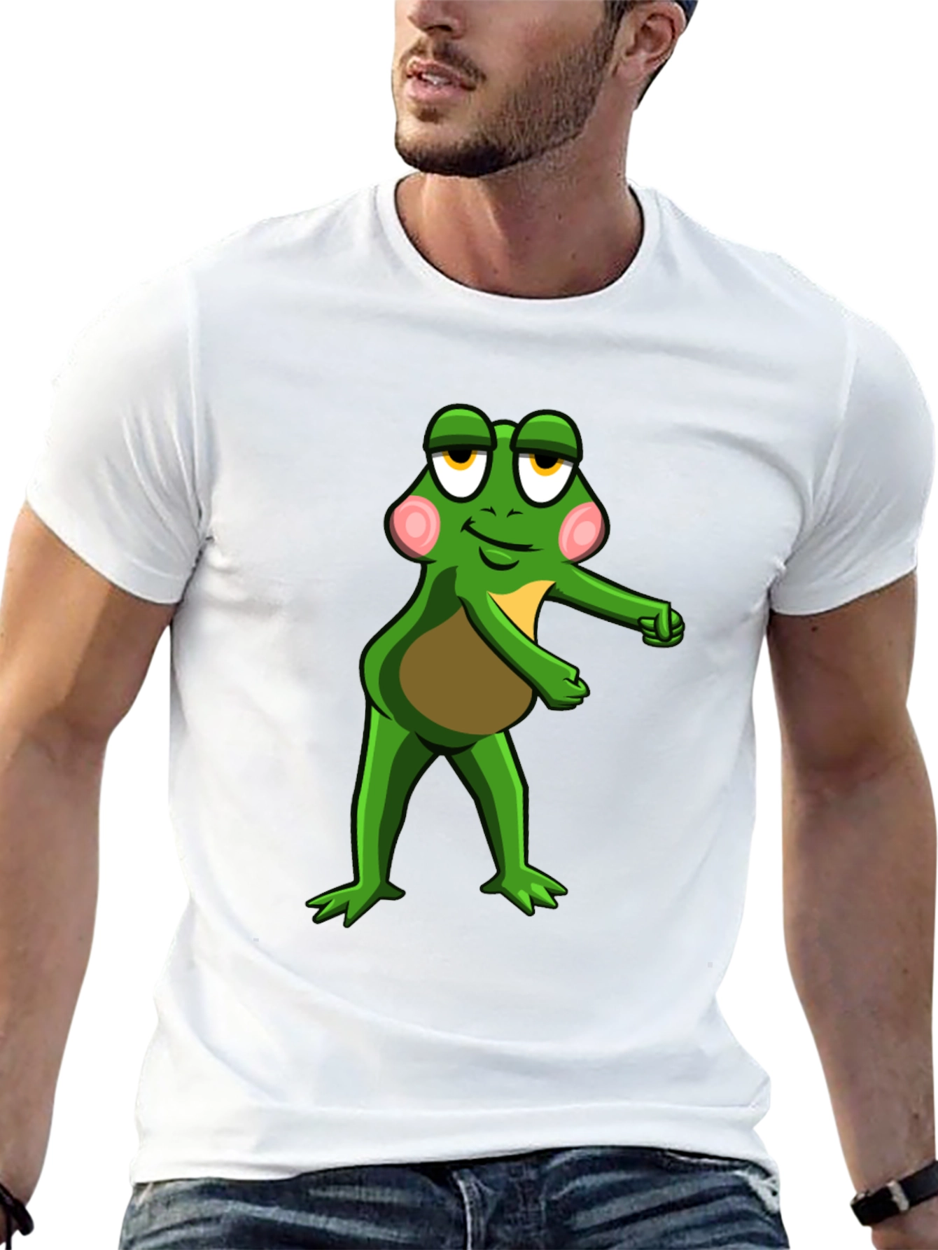 Frog Graphic Black T-Shirt