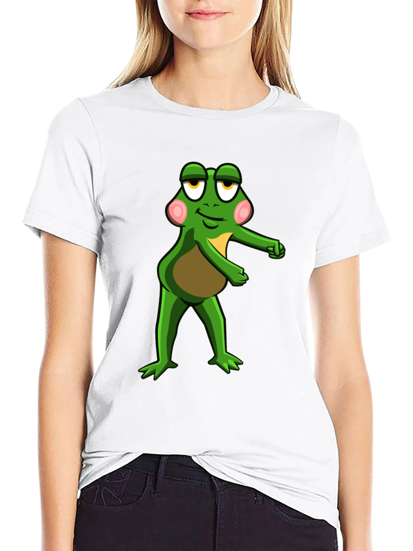 Frog Graphic Black T-Shirt