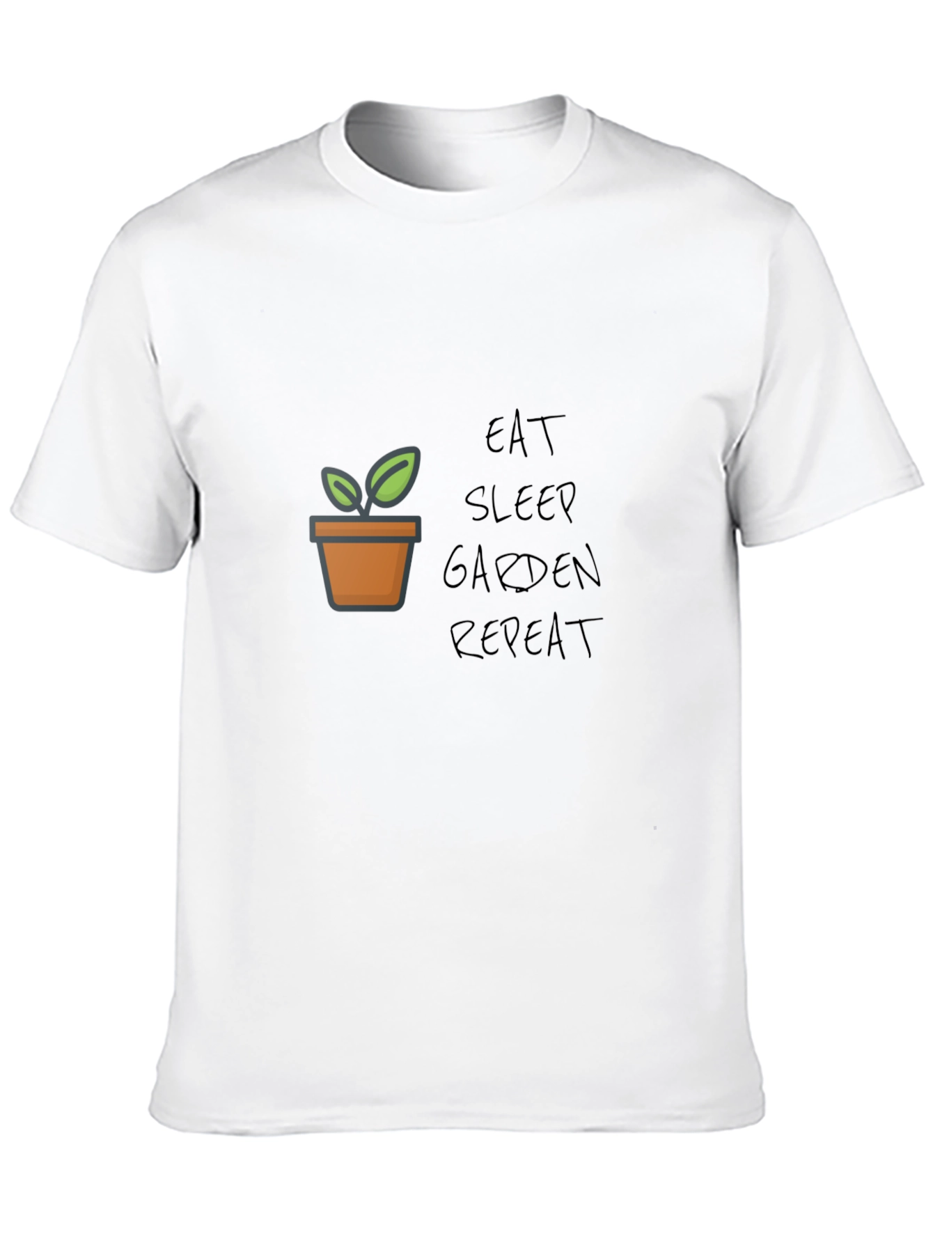Eat Sleep Garden Repeat Graphic Tee