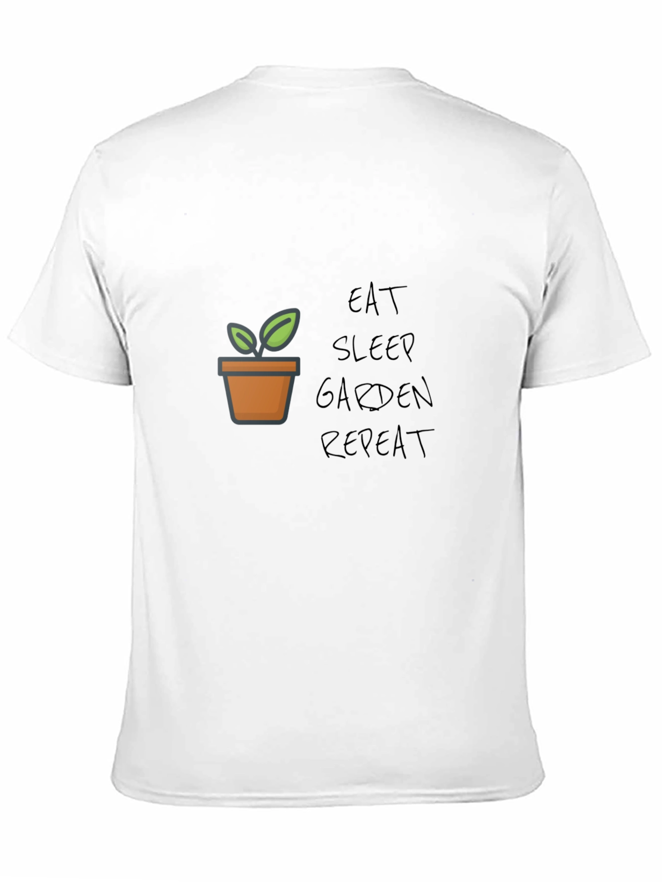 Eat Sleep Garden Repeat Graphic Tee