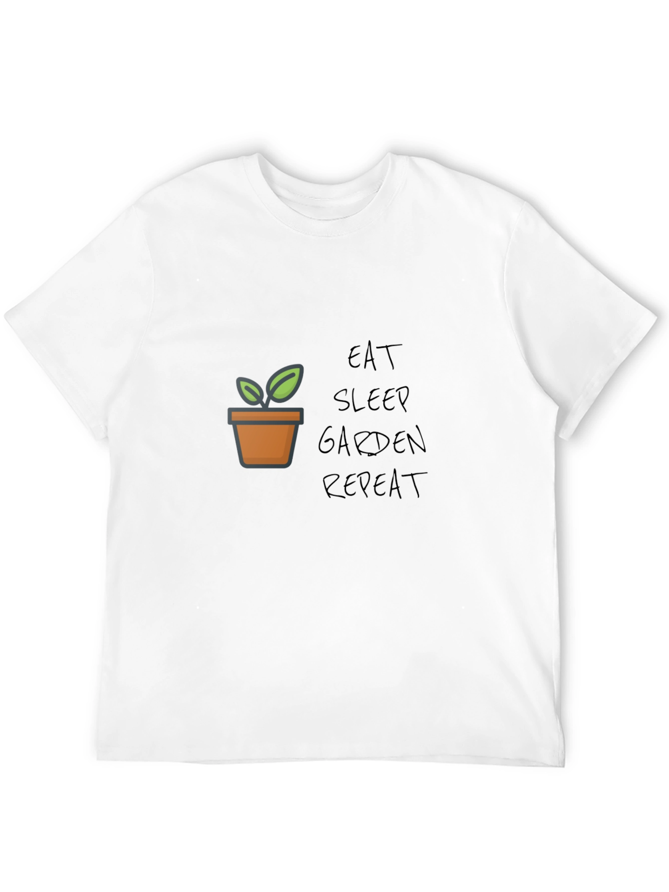 Eat Sleep Garden Repeat Graphic Tee