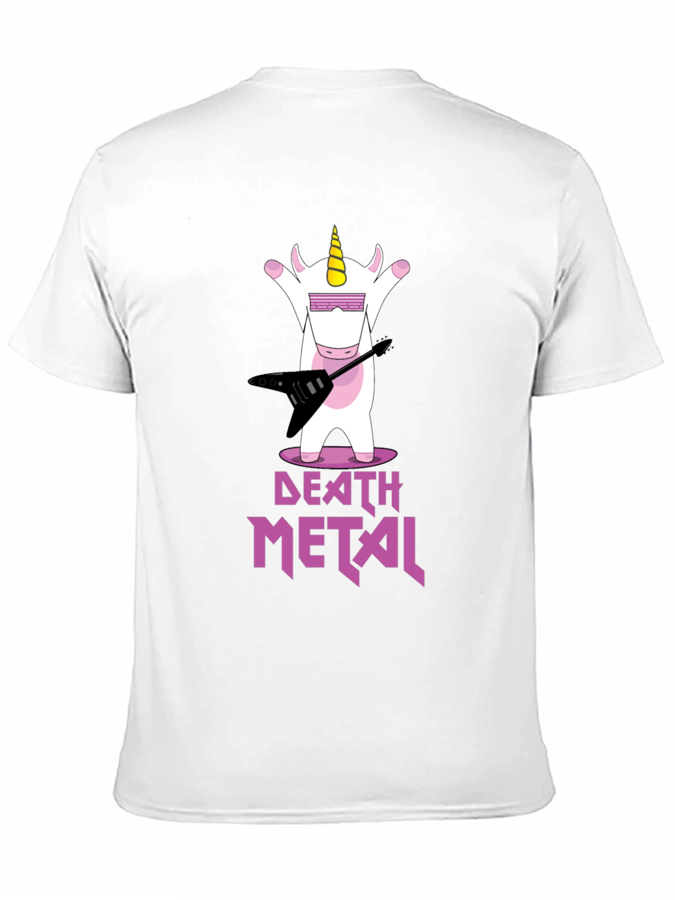 Death Metal Unicorn Graphic T-Shirt