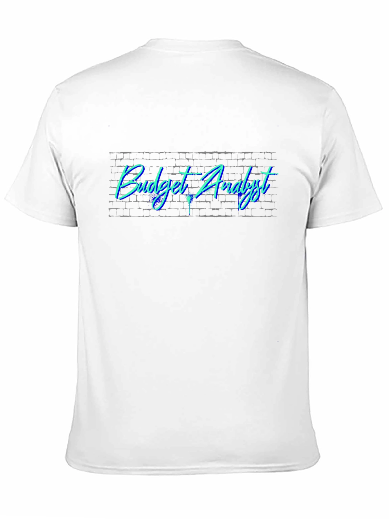Budget Analyst Tee - Cool Brick Design