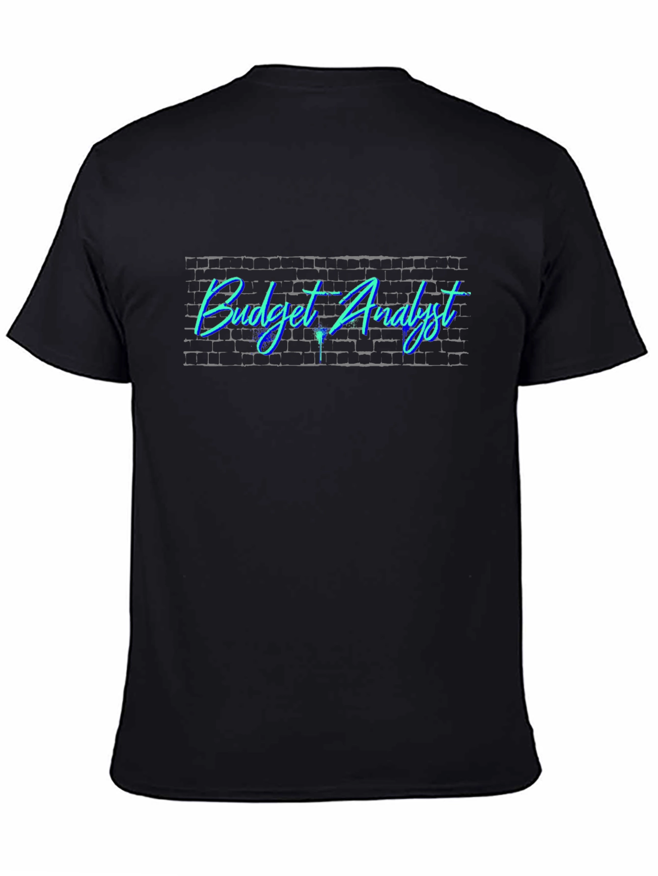 Budget Analyst Tee - Cool Brick Design