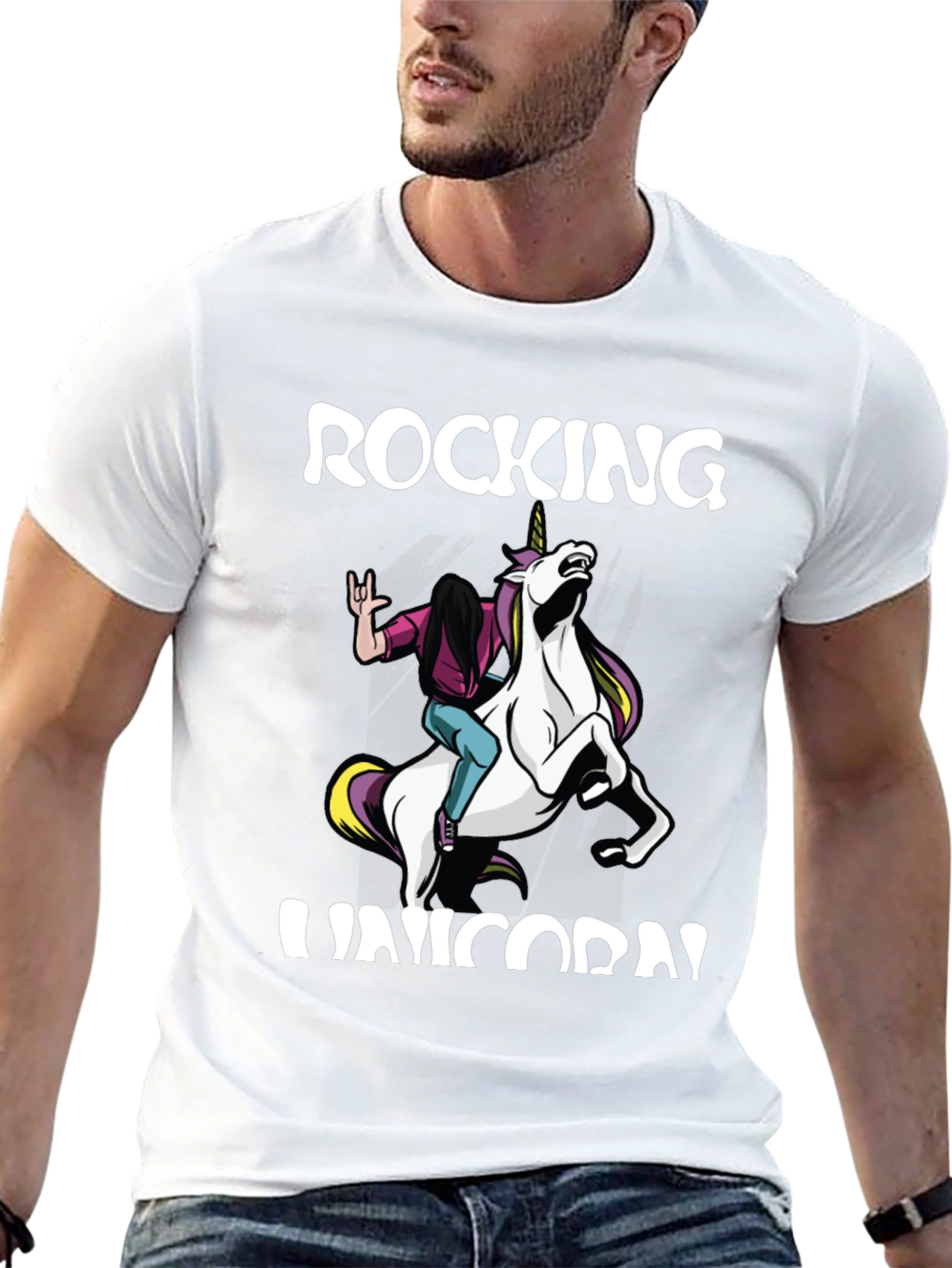 Rocking Unicorn Graphic Tee