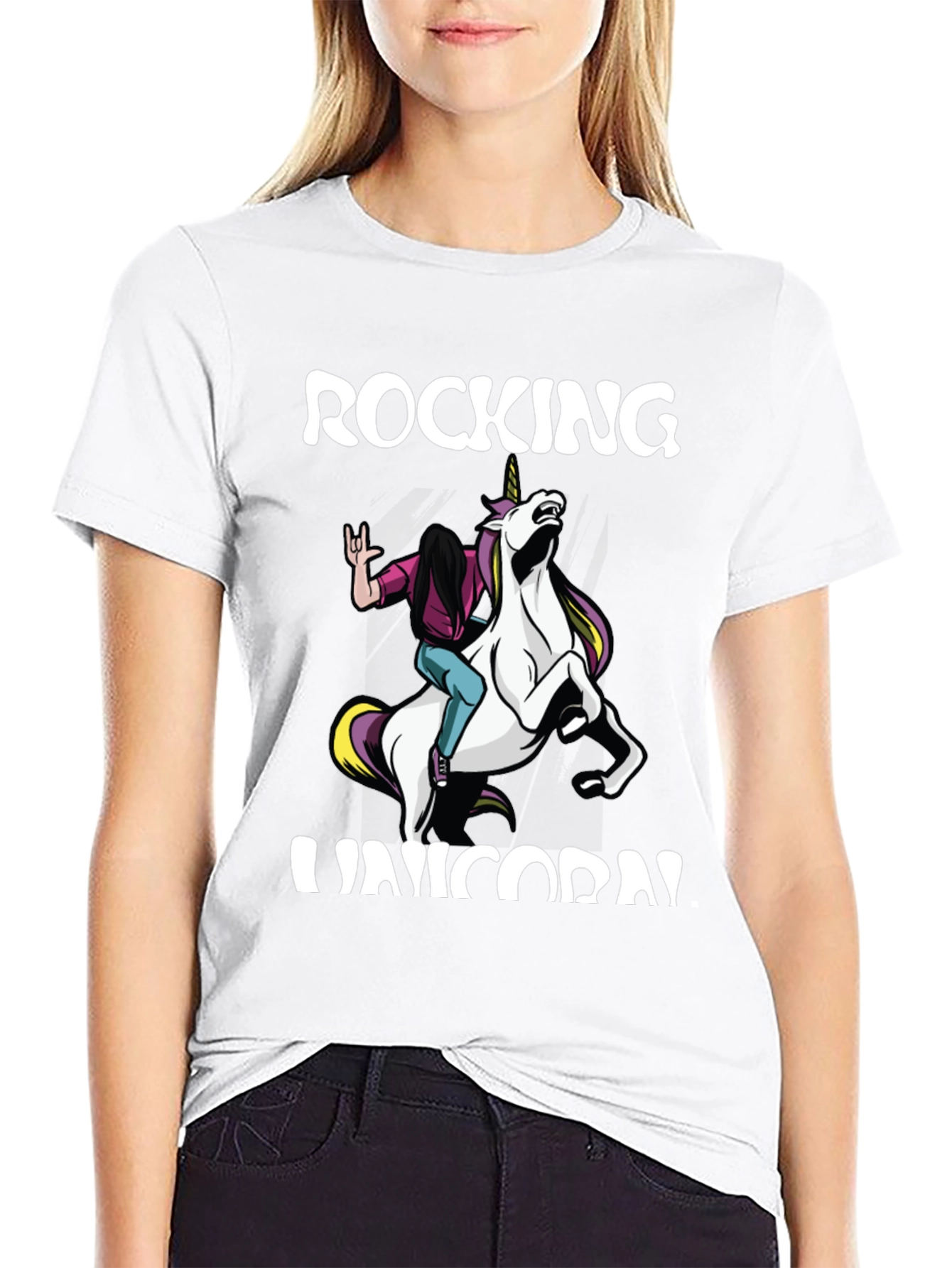 Rocking Unicorn Graphic Tee