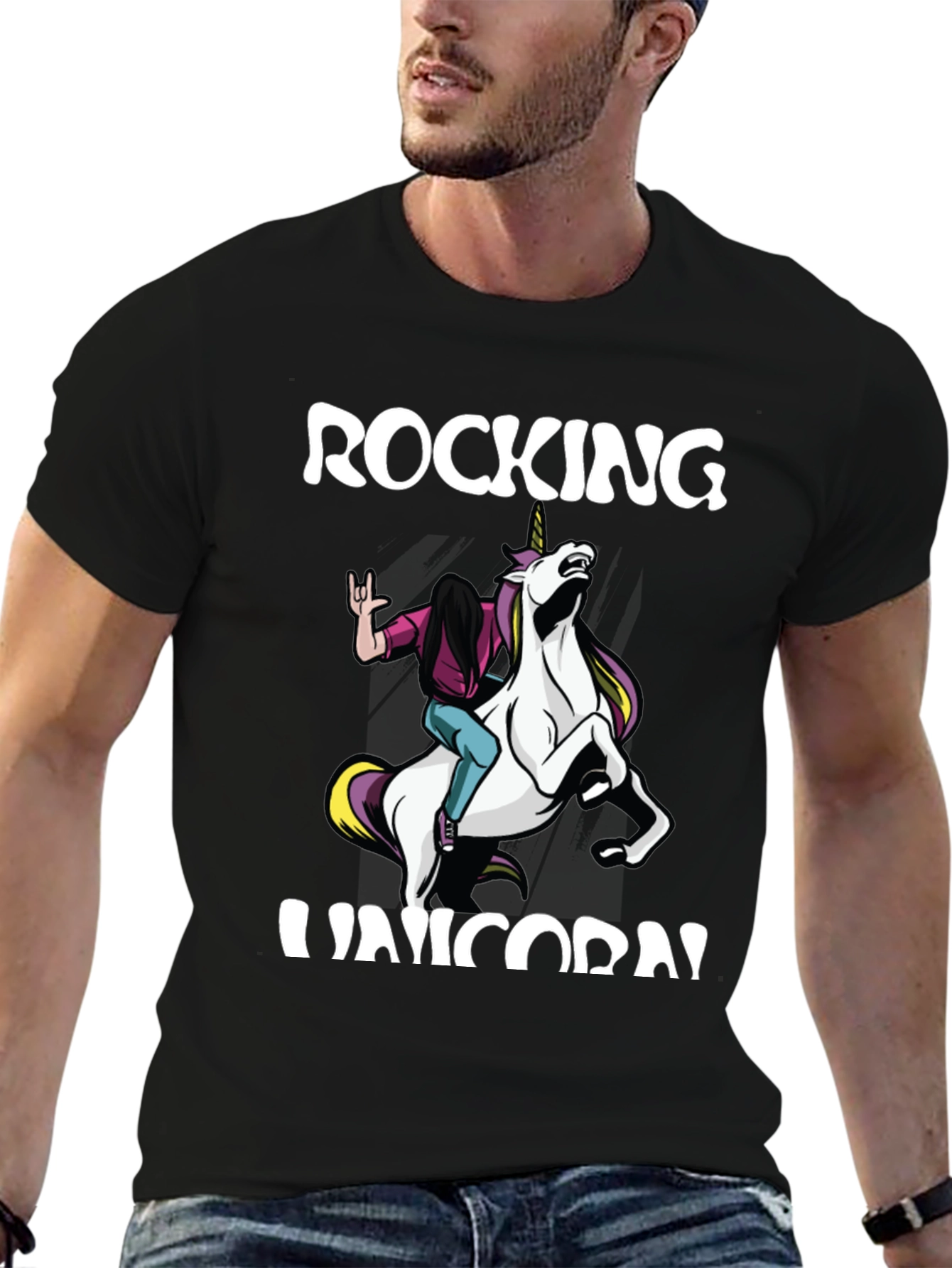 Rocking Unicorn Graphic Tee
