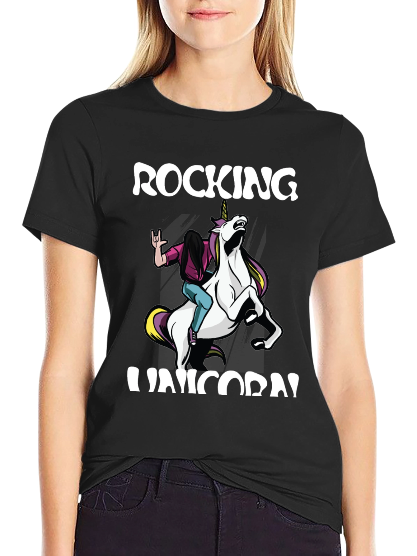 Rocking Unicorn Graphic Tee