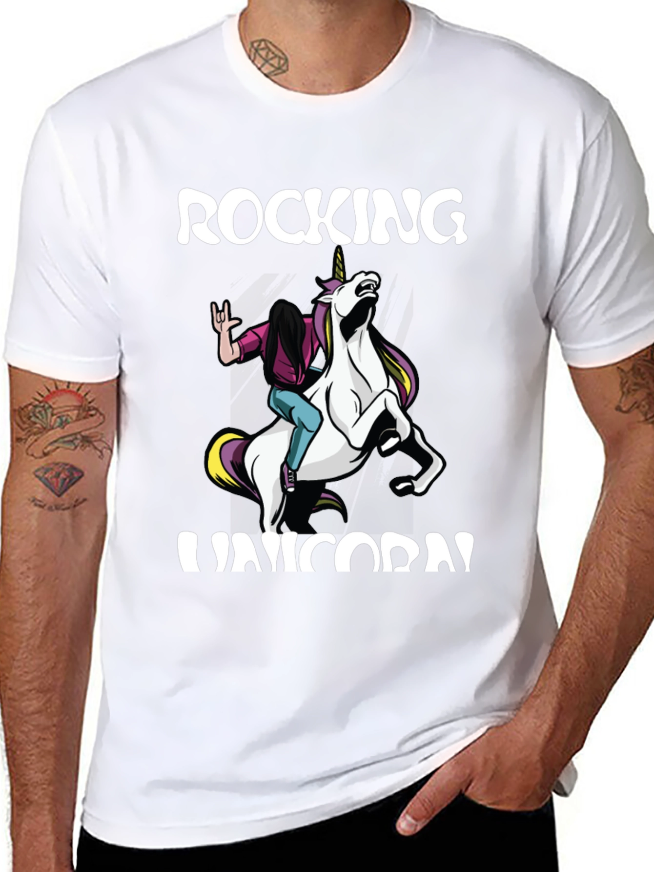 Rocking Unicorn Graphic Tee