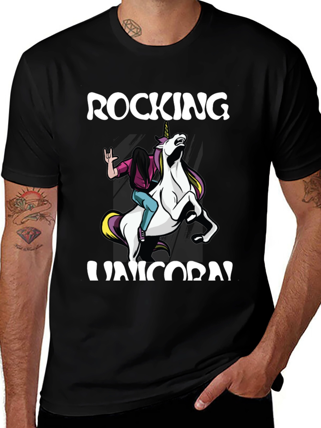 Rocking Unicorn Graphic Tee