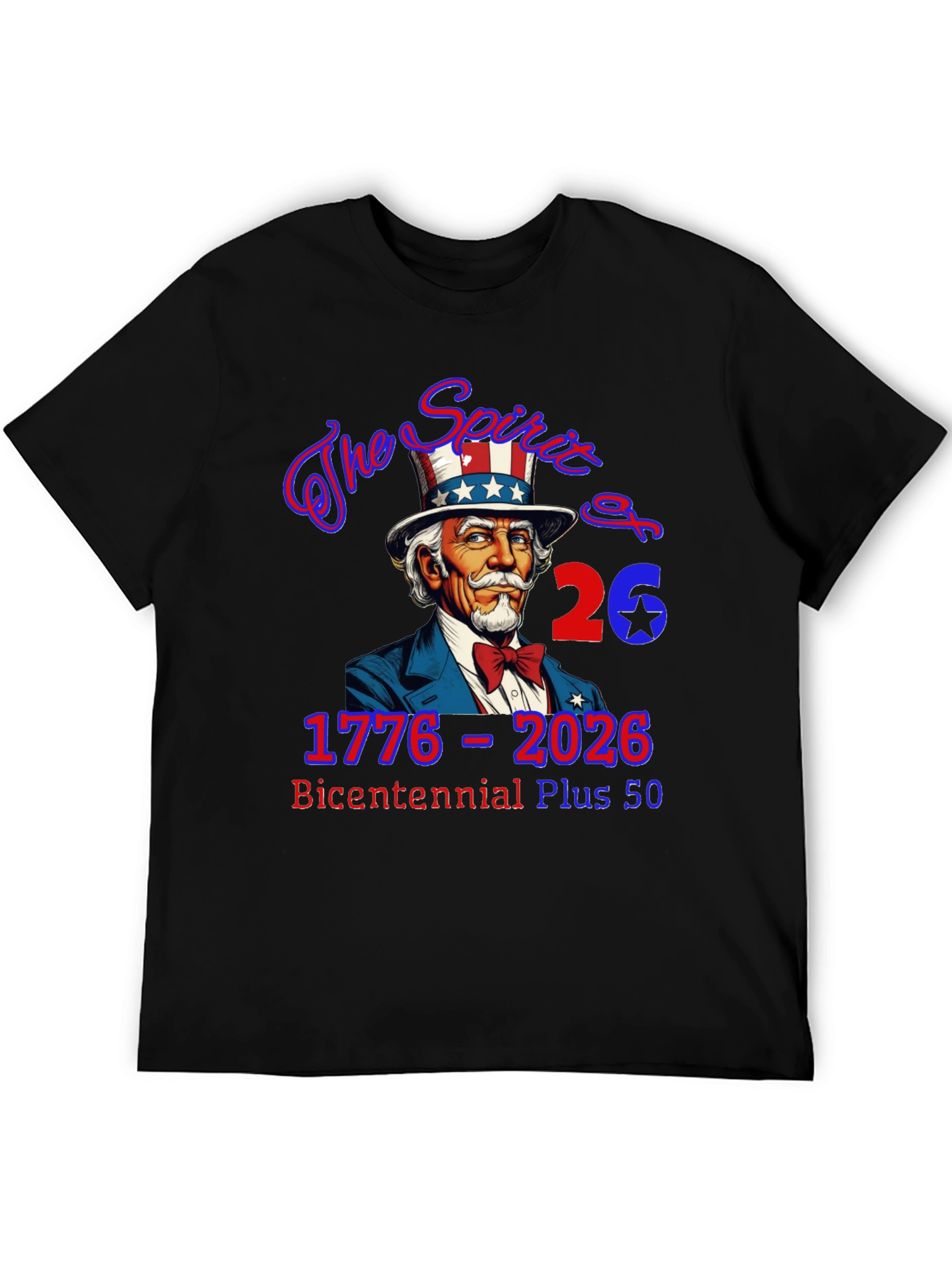 Patriotic 1776-2026 Bicentennial Plus 50 T-Shirt