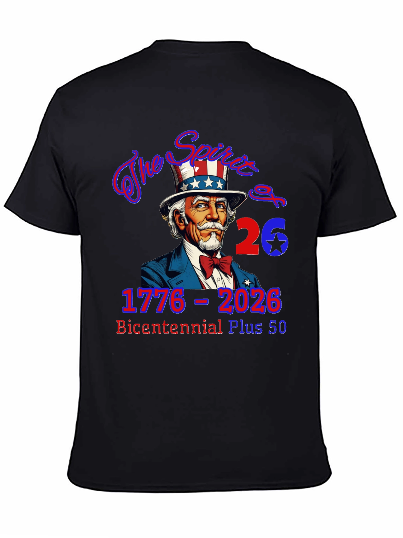 Patriotic 1776-2026 Bicentennial Plus 50 T-Shirt