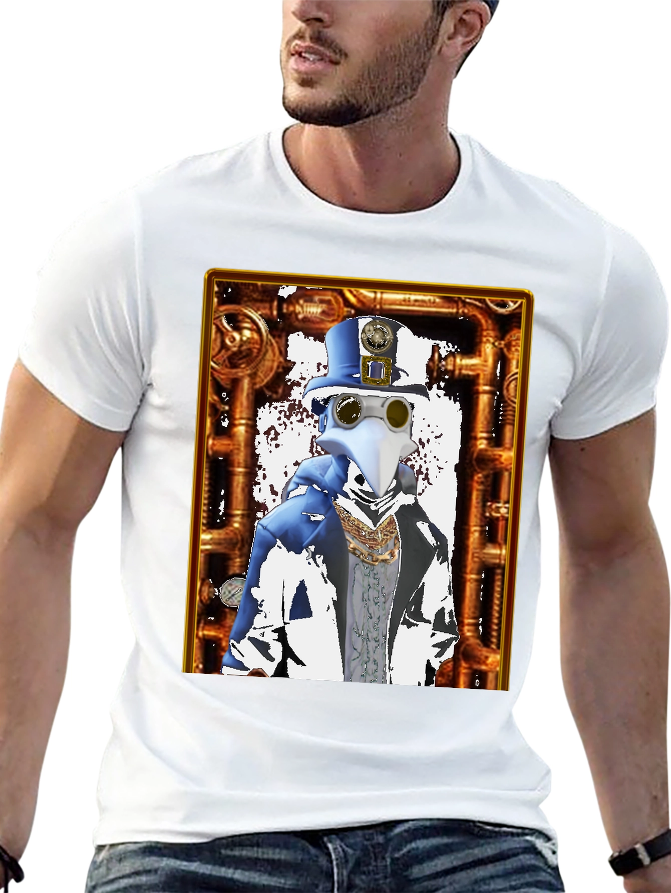 Steampunk Plague Doctor Tee